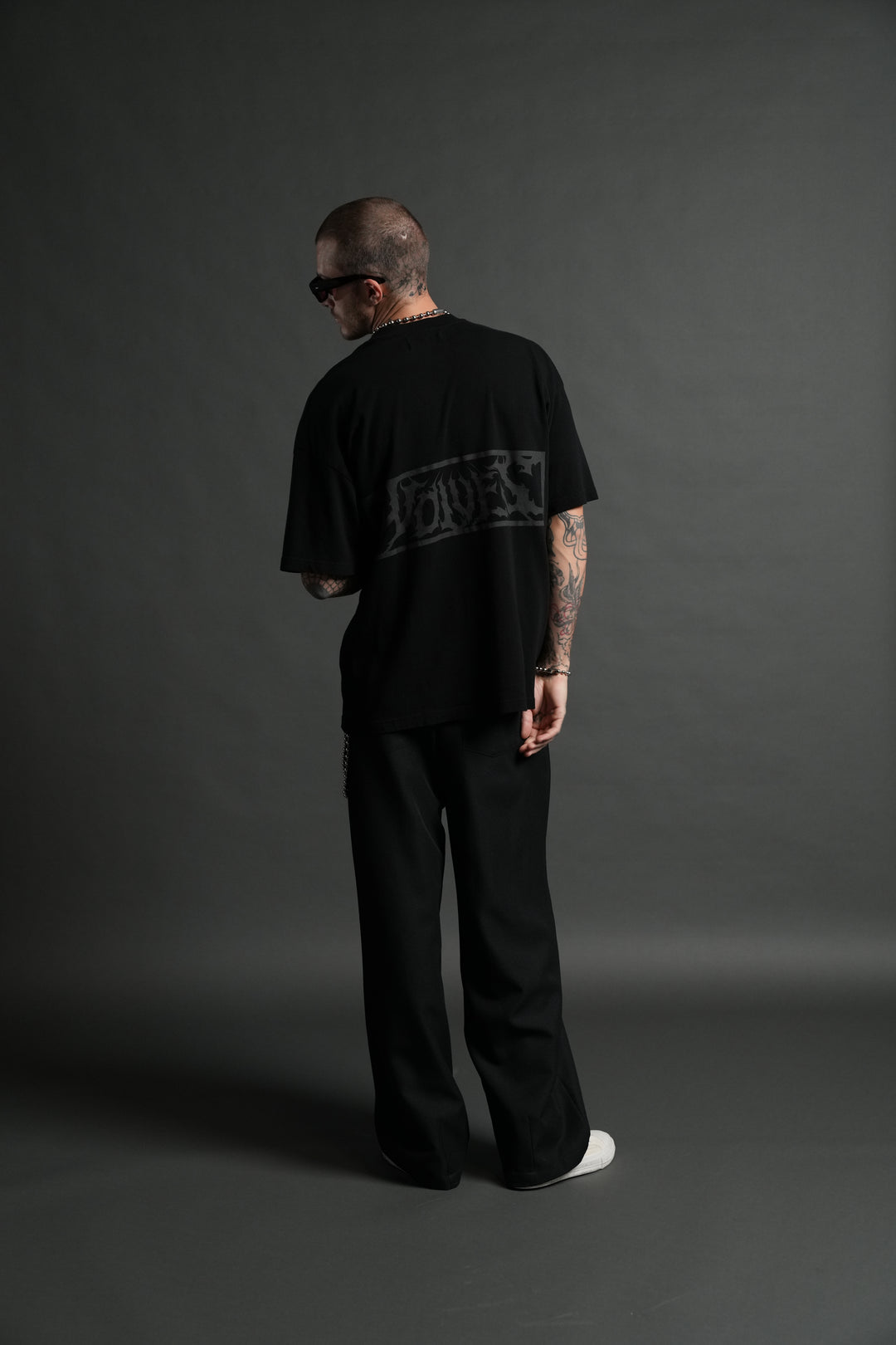 Turn Dark "Premium" Oversized Tee in Black