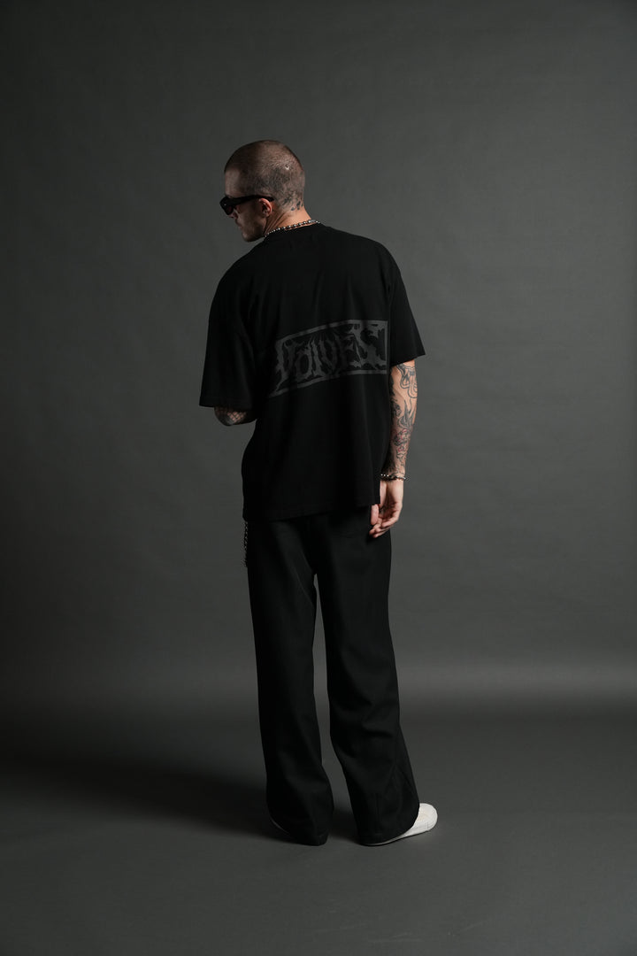 Turn Dark "Premium" Oversized Tee in Black