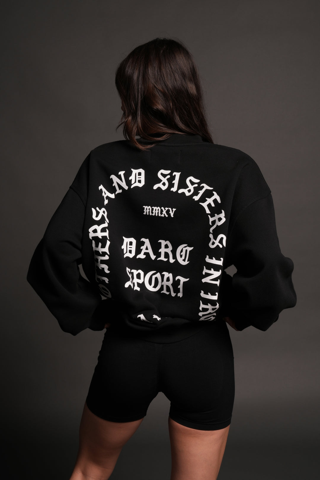 La Cherub London Crewneck in Black