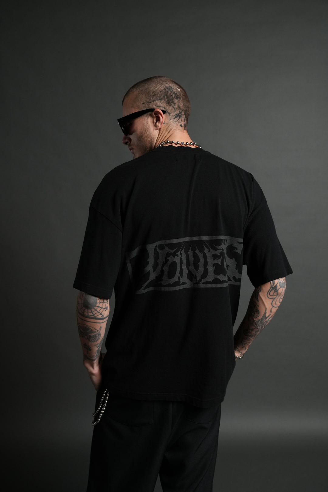 Turn Dark "Premium" Oversized Tee in Black