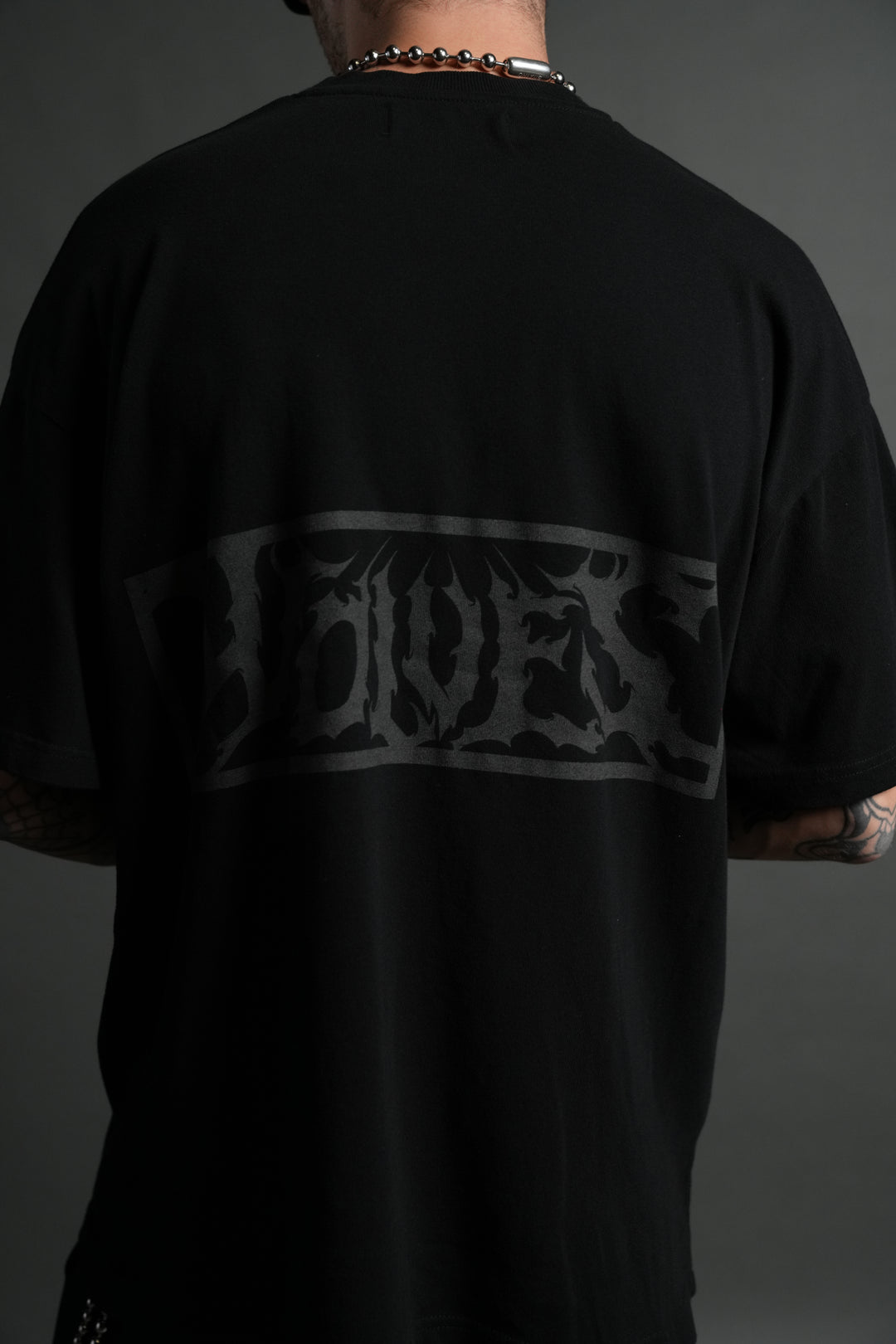Turn Dark "Premium" Oversized Tee in Black