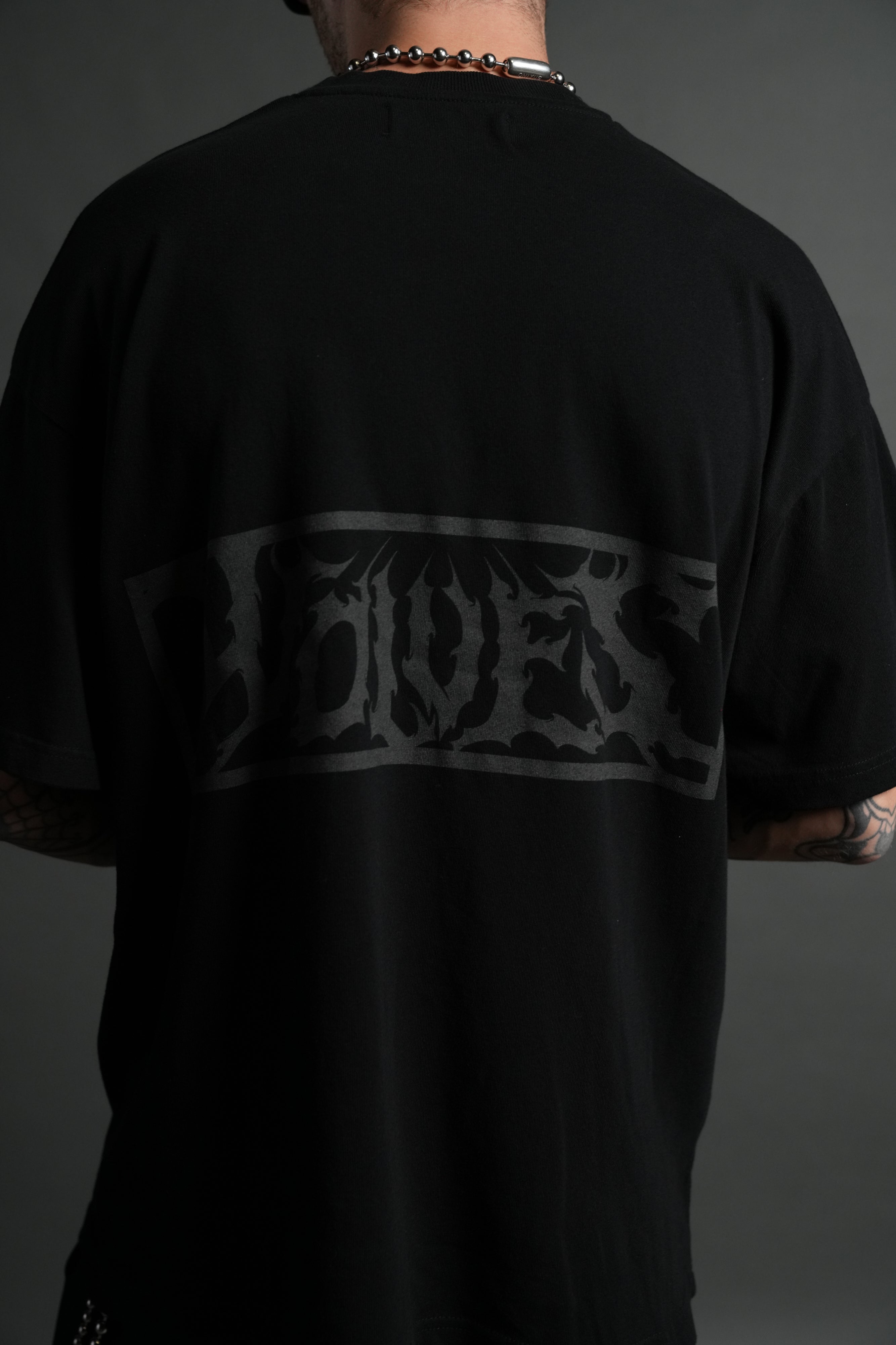 Turn Dark "Premium" Oversized Tee in Black