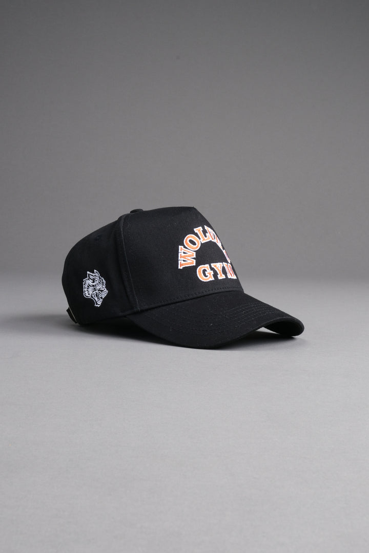 Wolves Gym V2 5 Panel Hat in Black