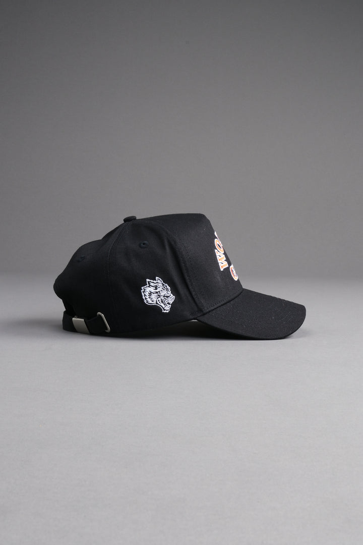 Wolves Gym V2 5 Panel Hat in Black