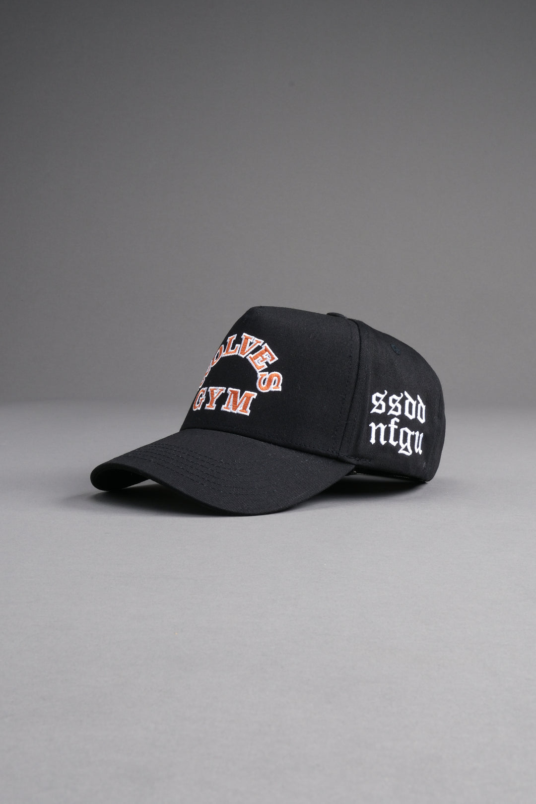 Wolves Gym V2 5 Panel Hat in Black