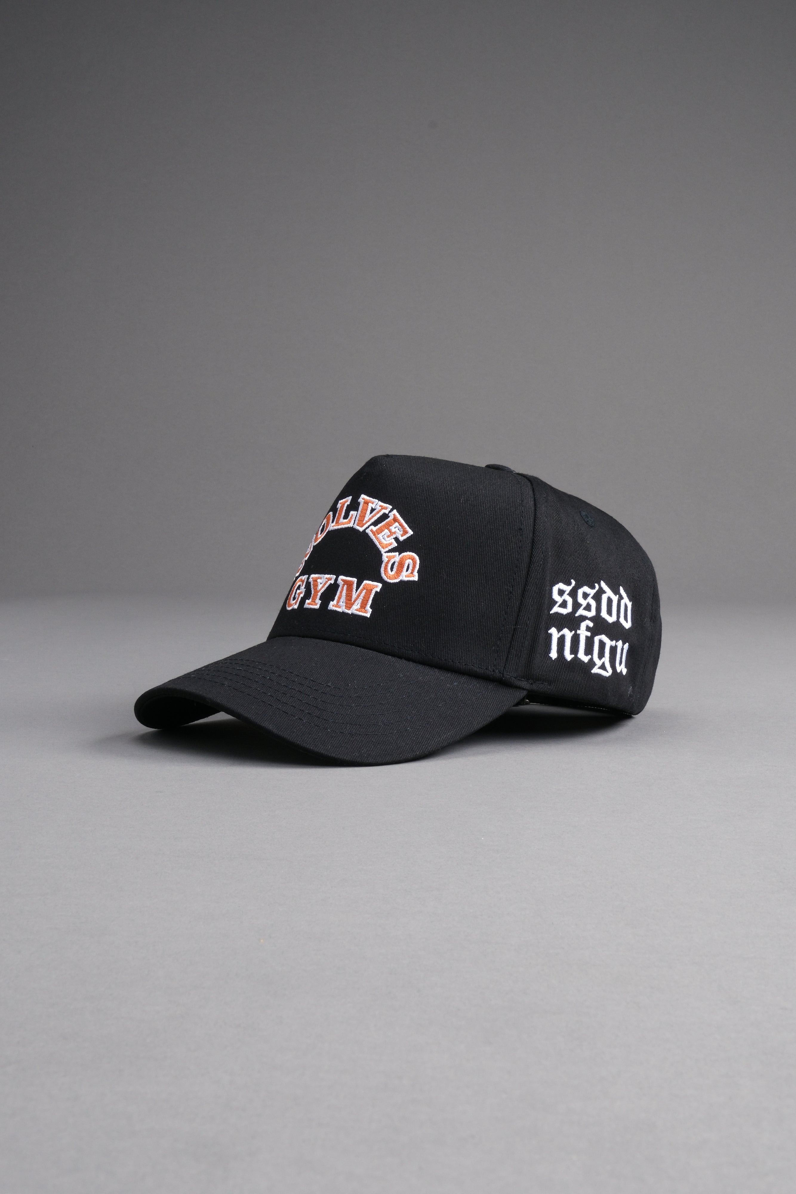 Wolves Gym V2 5 Panel Hat in Black