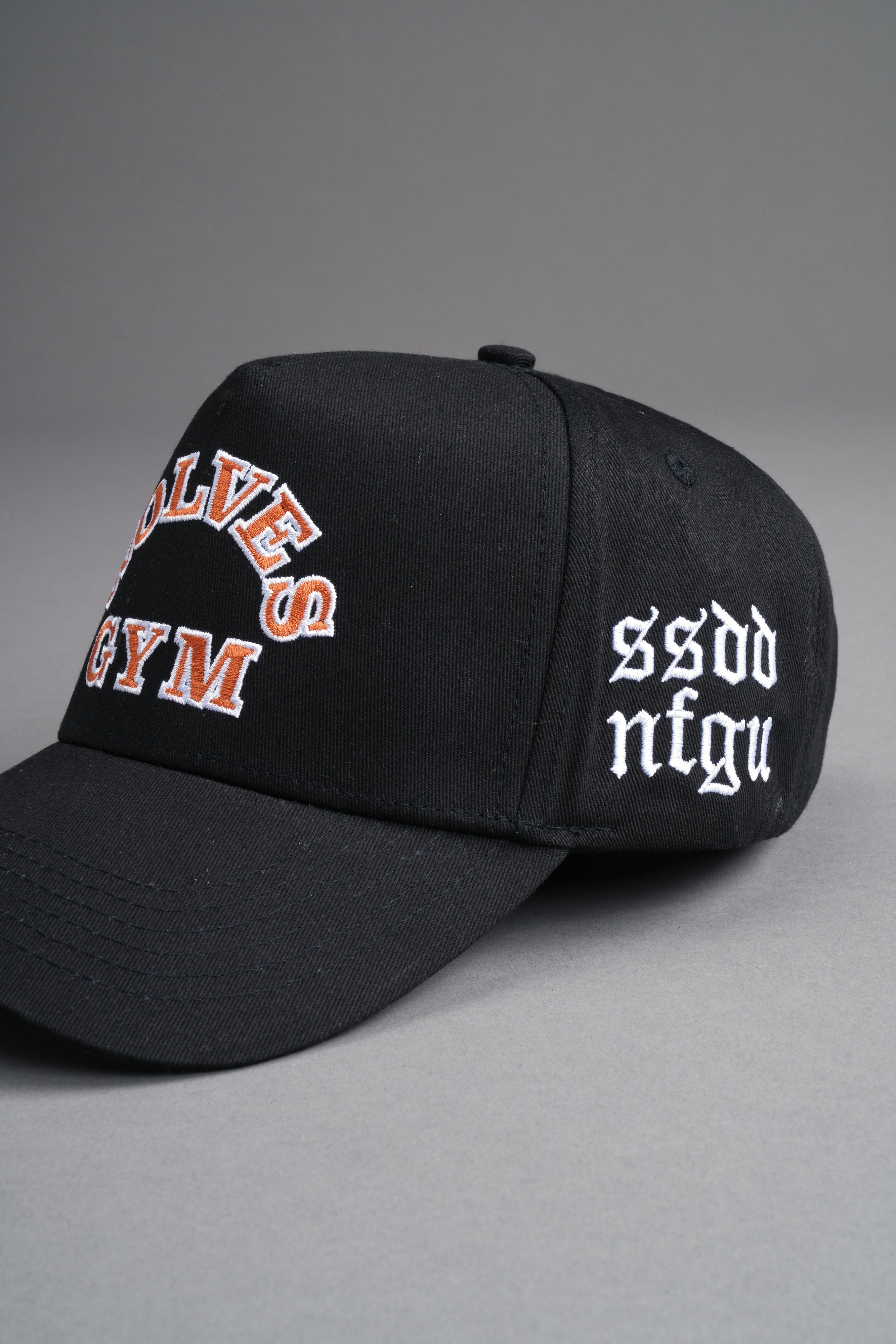 Wolves Gym V2 5 Panel Hat in Black