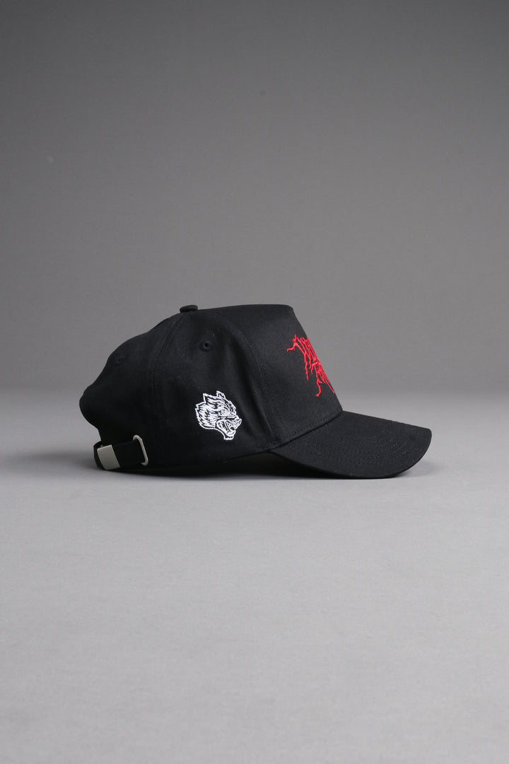 Forged 5 Panel Hat in Black