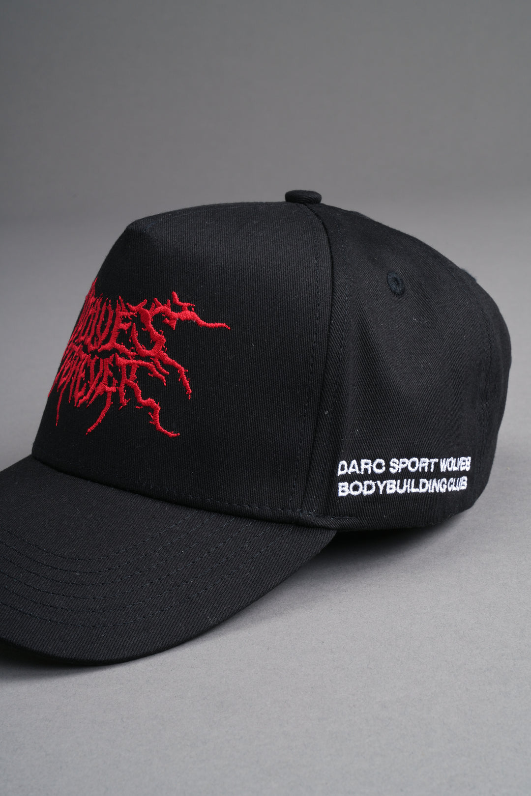 Forged 5 Panel Hat in Black