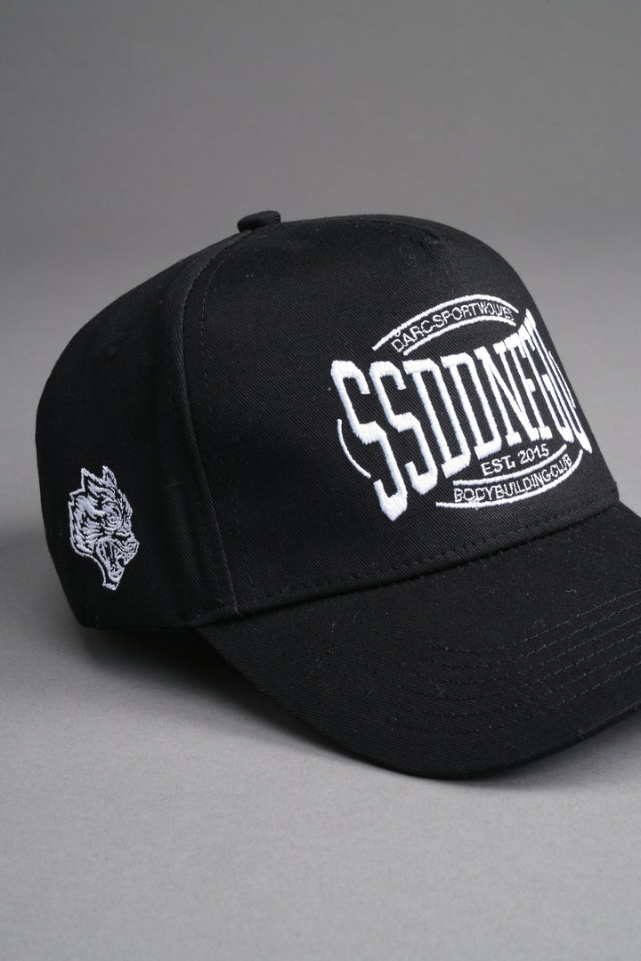 SSDDNFGU FRVR 5 Panel Hat in Black
