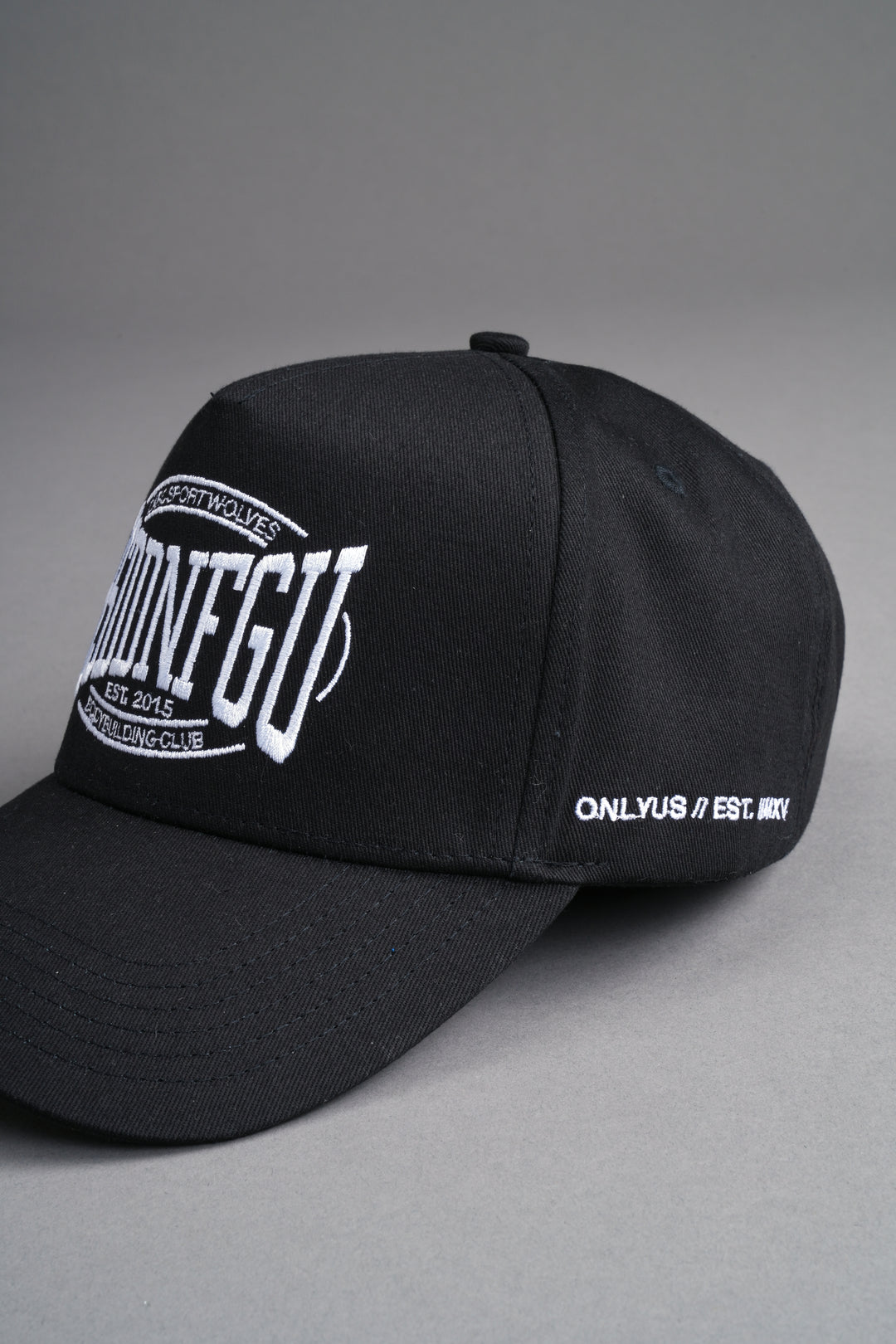 SSDDNFGU FRVR 5 Panel Hat in Black