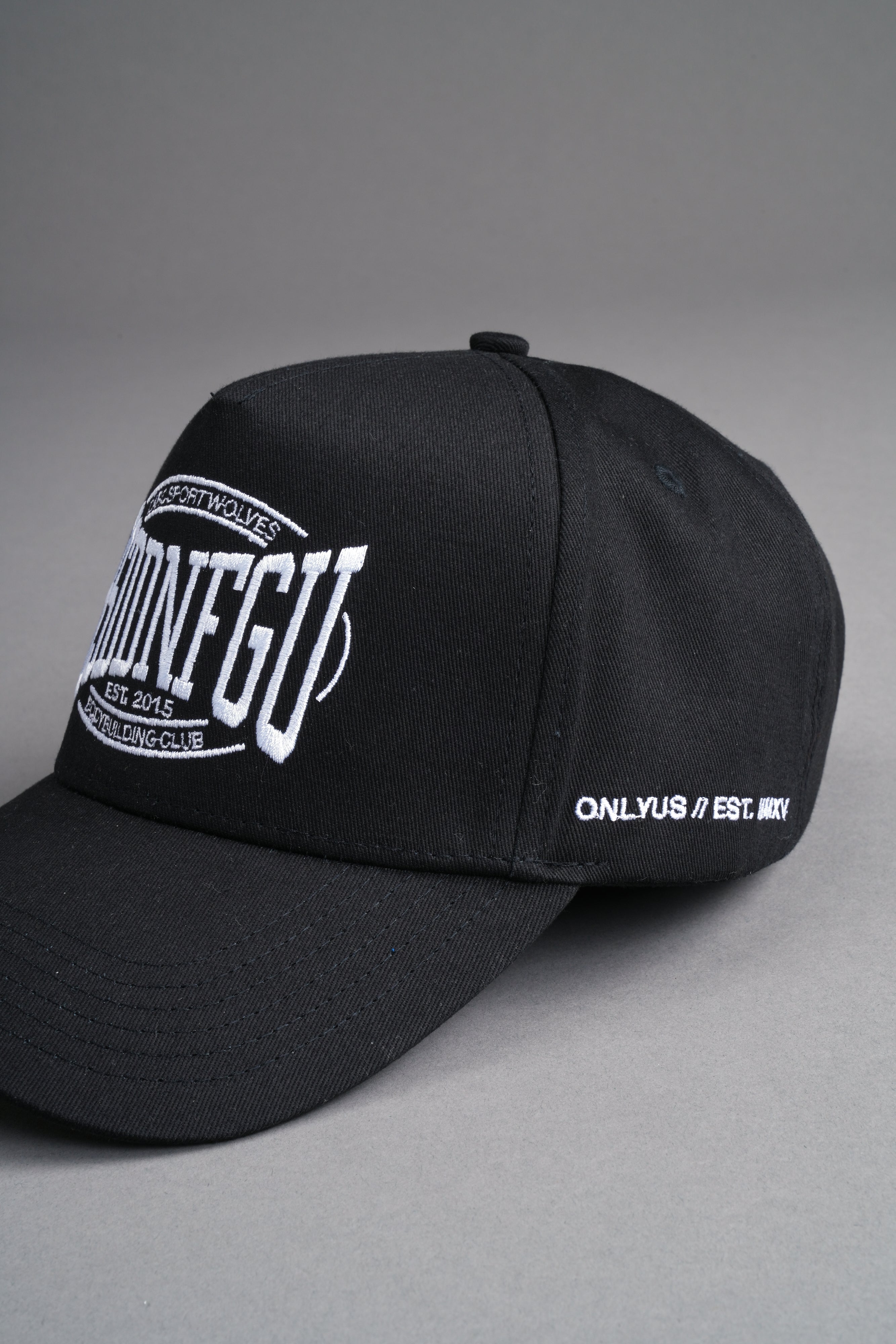 SSDDNFGU FRVR 5 Panel Hat in Black