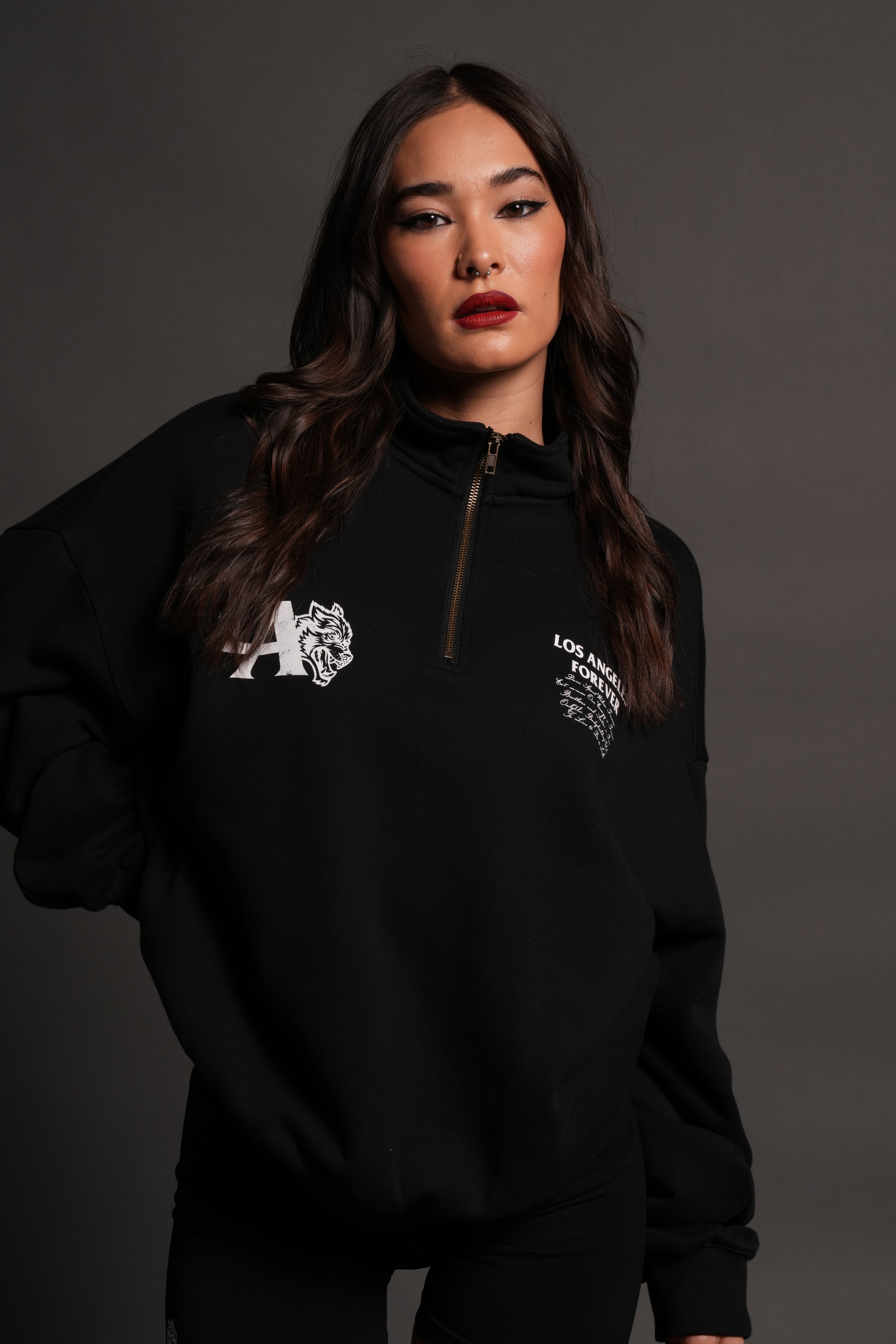 La Wolves V2 Duke 1/4 Zip Mock Neck in Black – DarcSport
