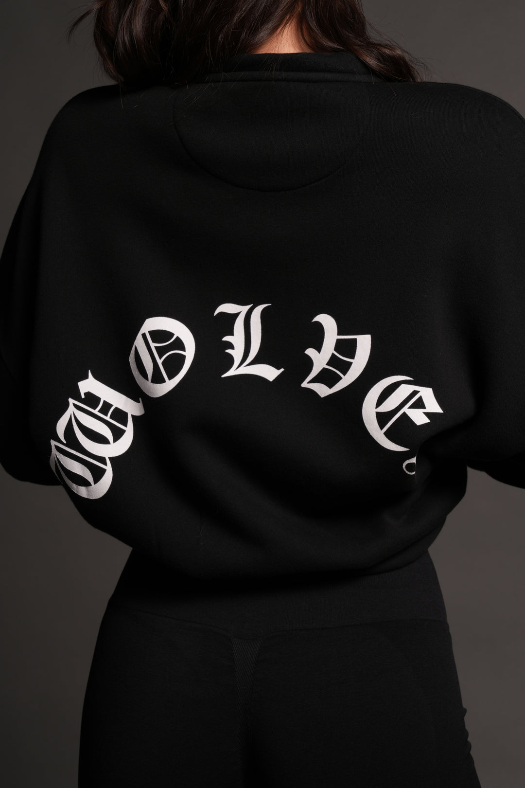 La Wolves V2 Duke 1/4 Zip Mock Neck in Black