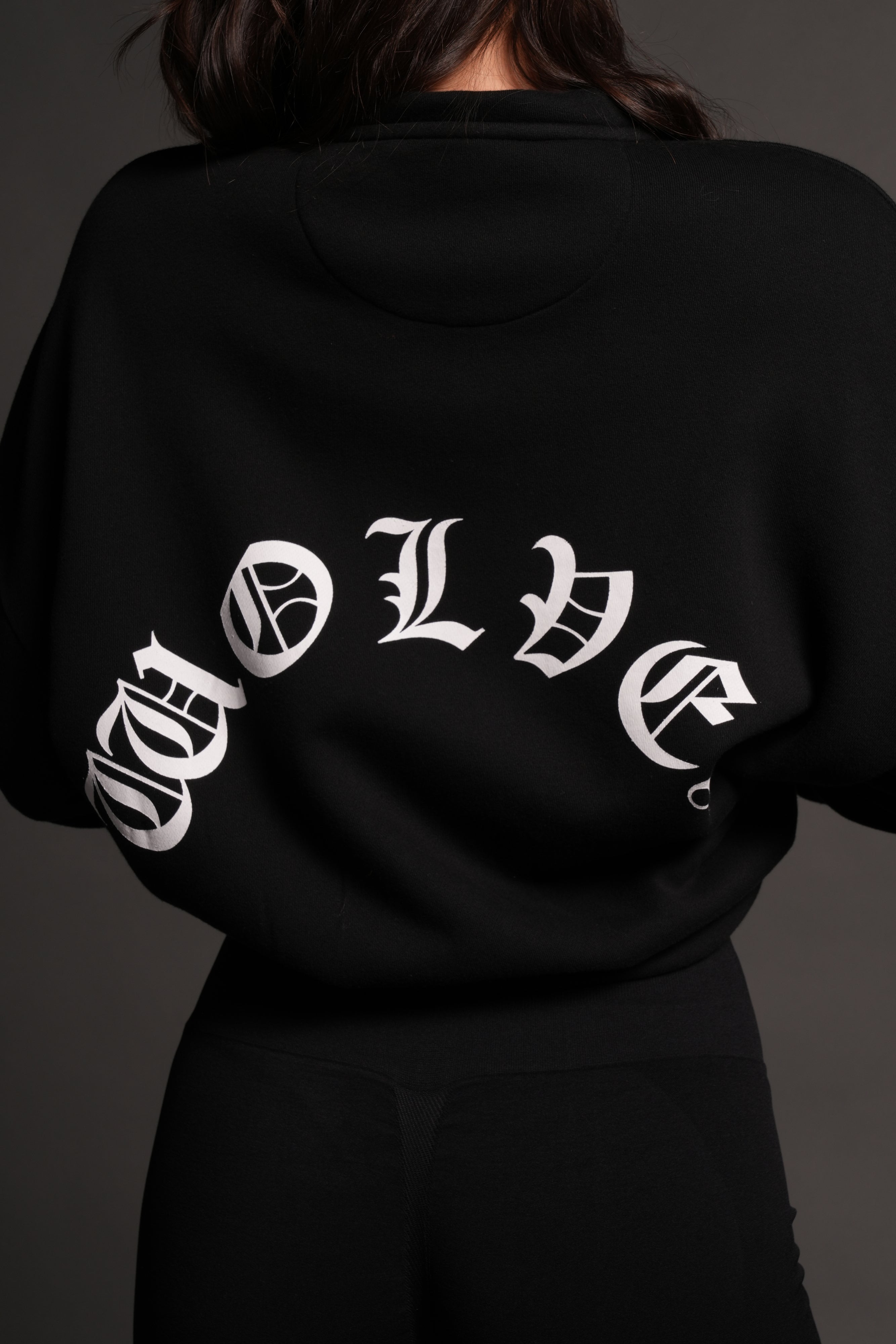 La Wolves V2 Duke 1/4 Zip Mock Neck in Black