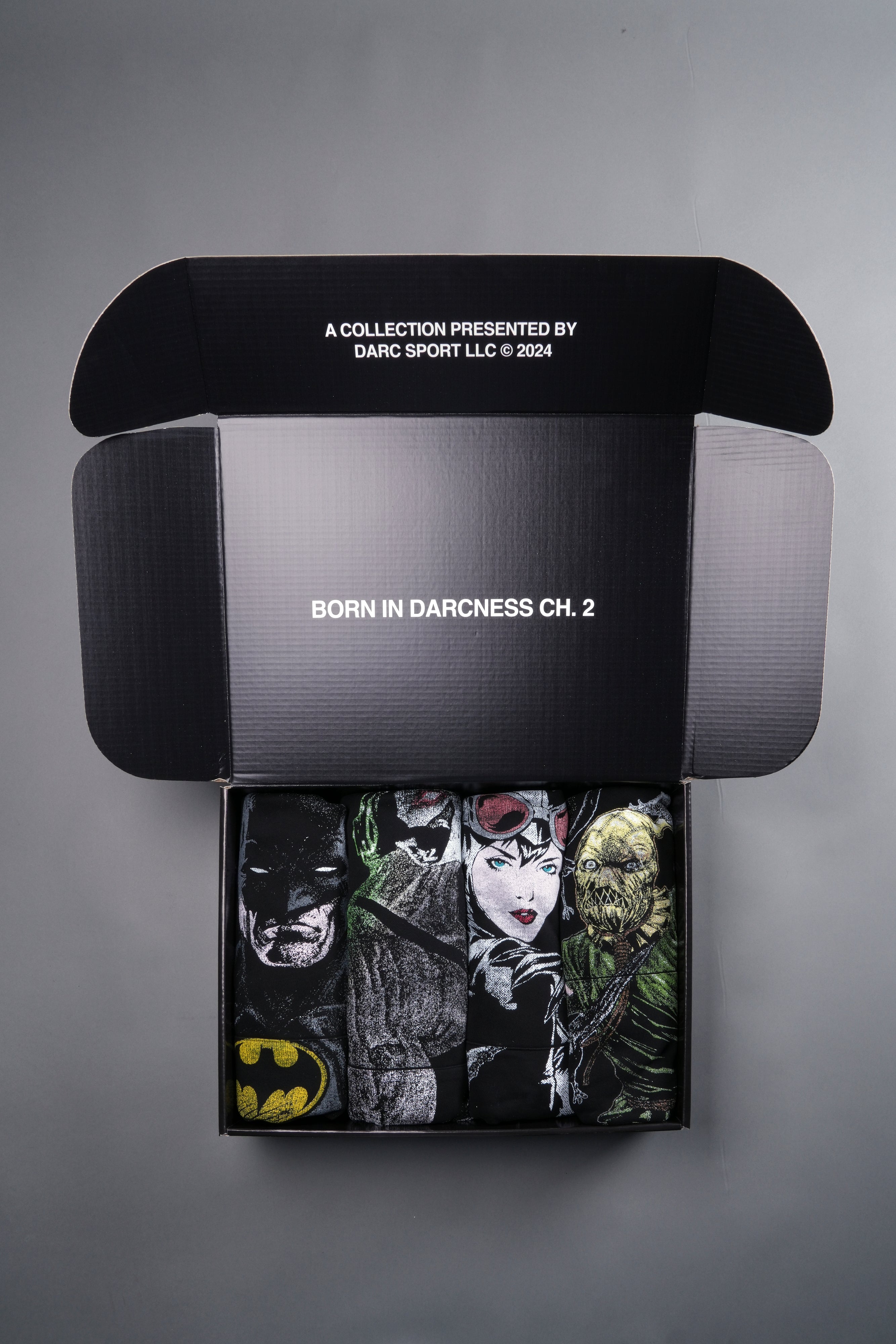 Batman "Side-By-Side" Bishop Hoodie Box Set in Black