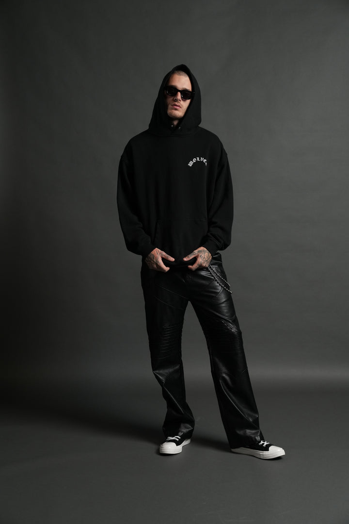 No Return "Pierce" Hoodie in Black