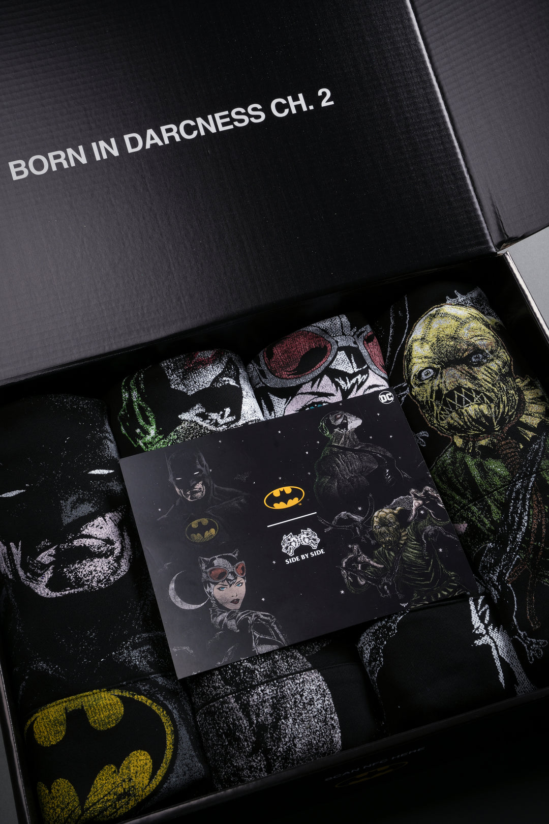 Batman "Side-By-Side" Bishop Hoodie Box Set in Black