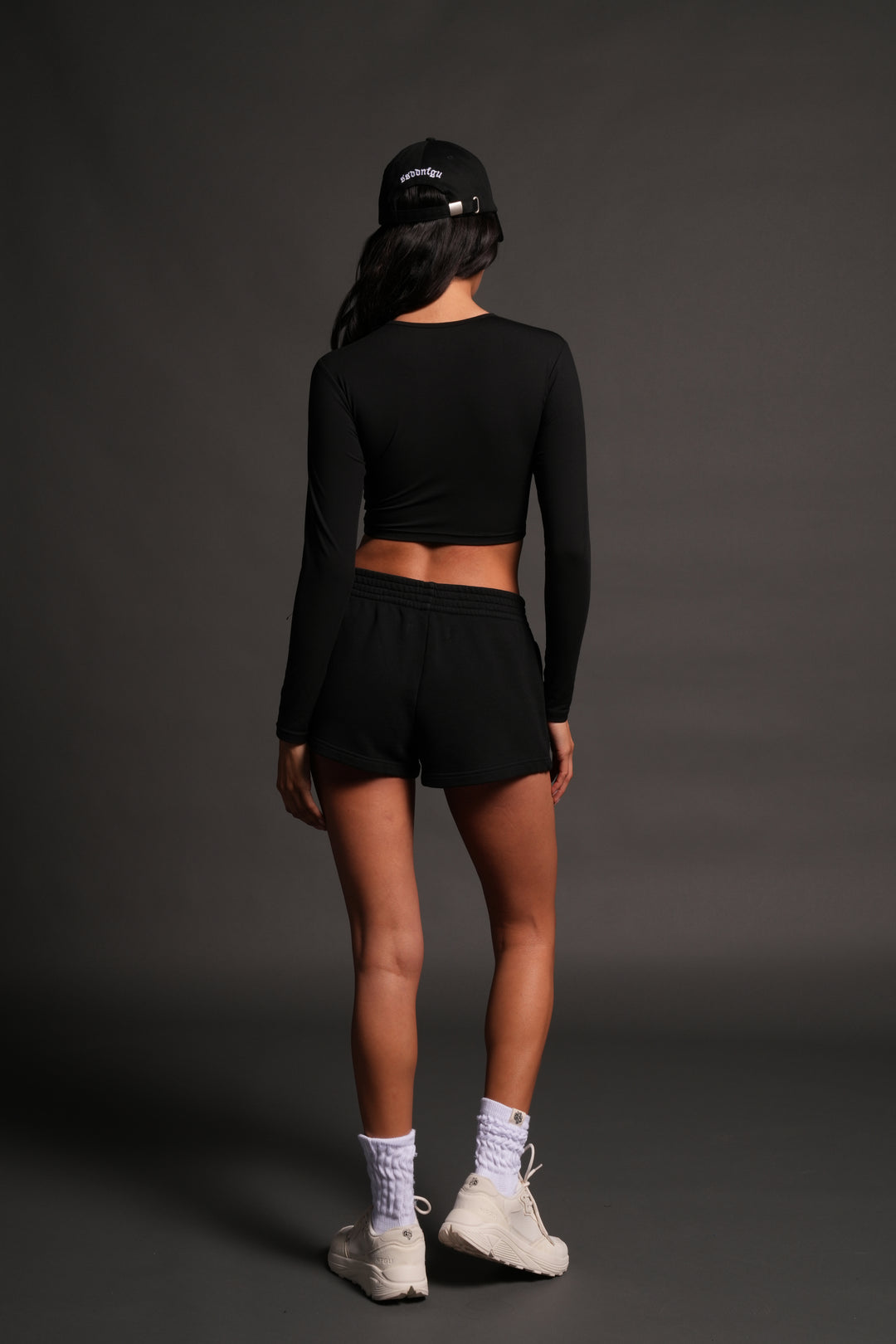 La Wolves V2 Ellie Sweat Shorts in Black