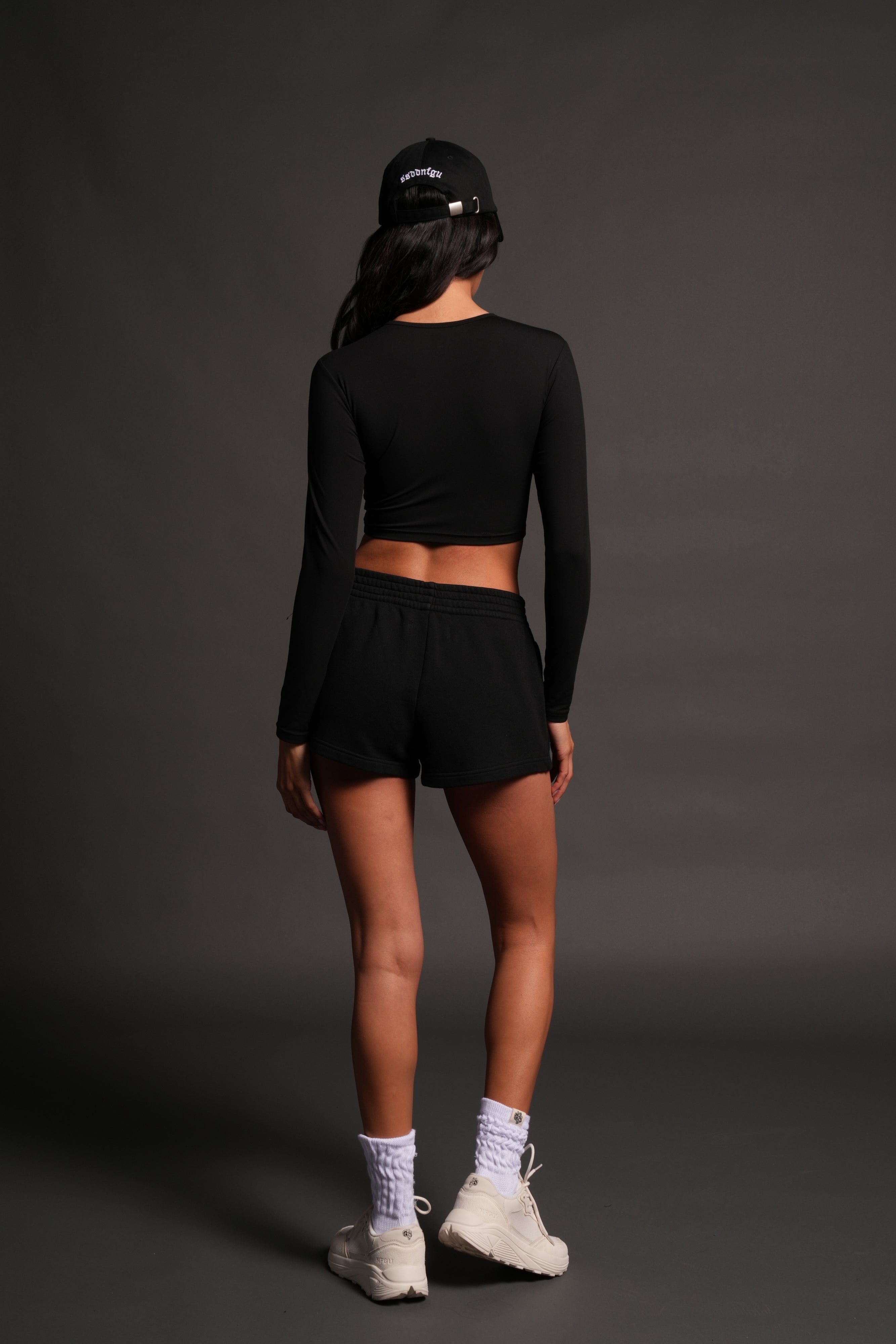 La Wolves V2 Ellie Sweat Shorts in Black