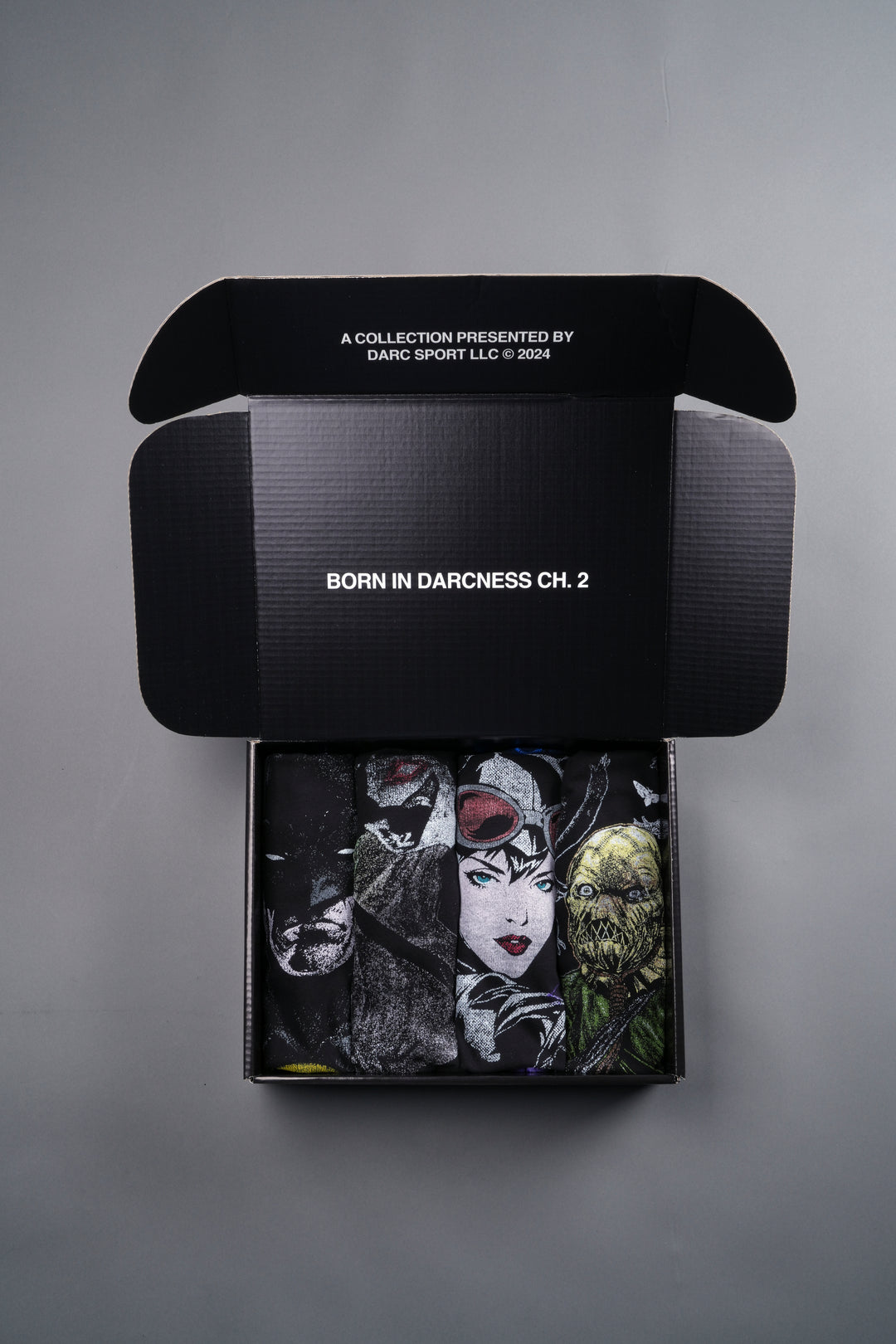 Batman "Side-By-Side" Tee Box Set in Black