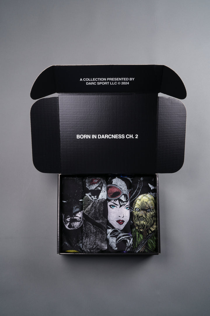 Batman "Side-By-Side" Tee Box Set in Black