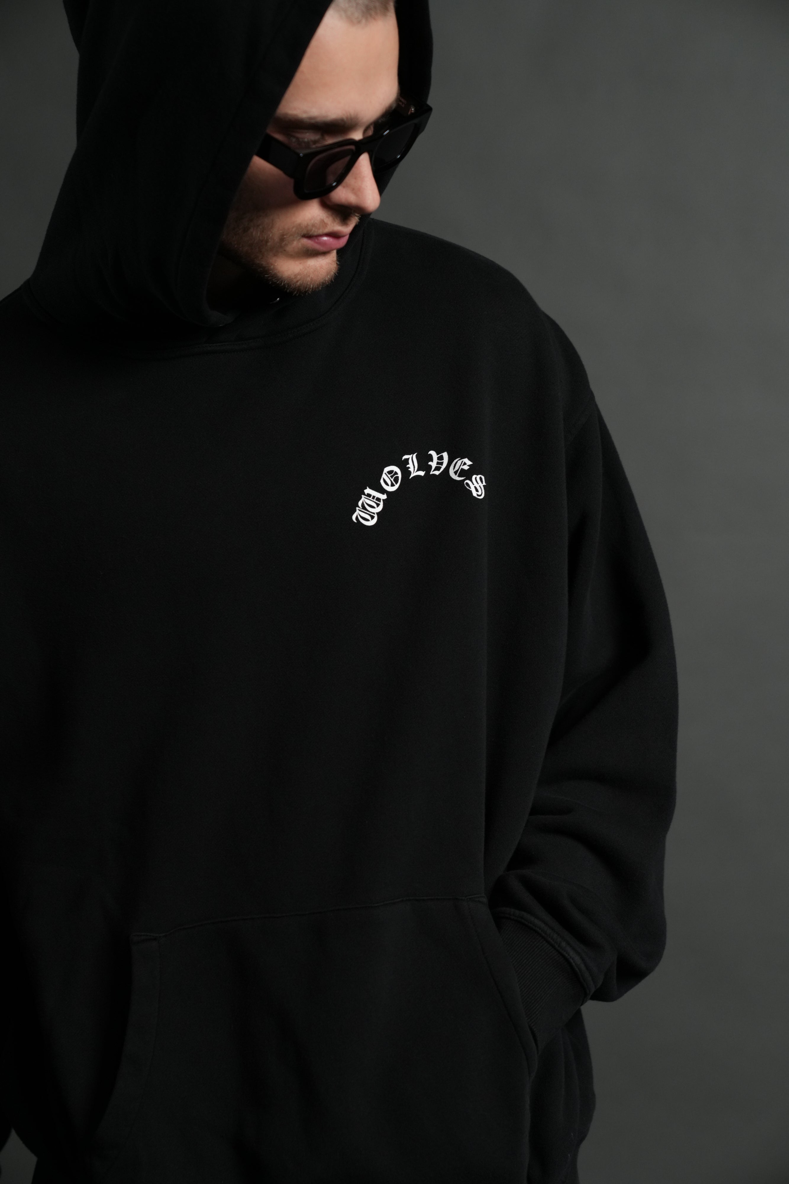 No Return "Pierce" Hoodie in Black