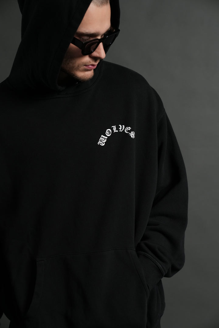 No Return "Pierce" Hoodie in Black