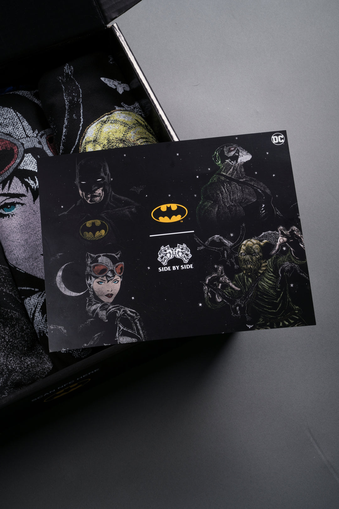 Batman "Side-By-Side" Tee Box Set in Black