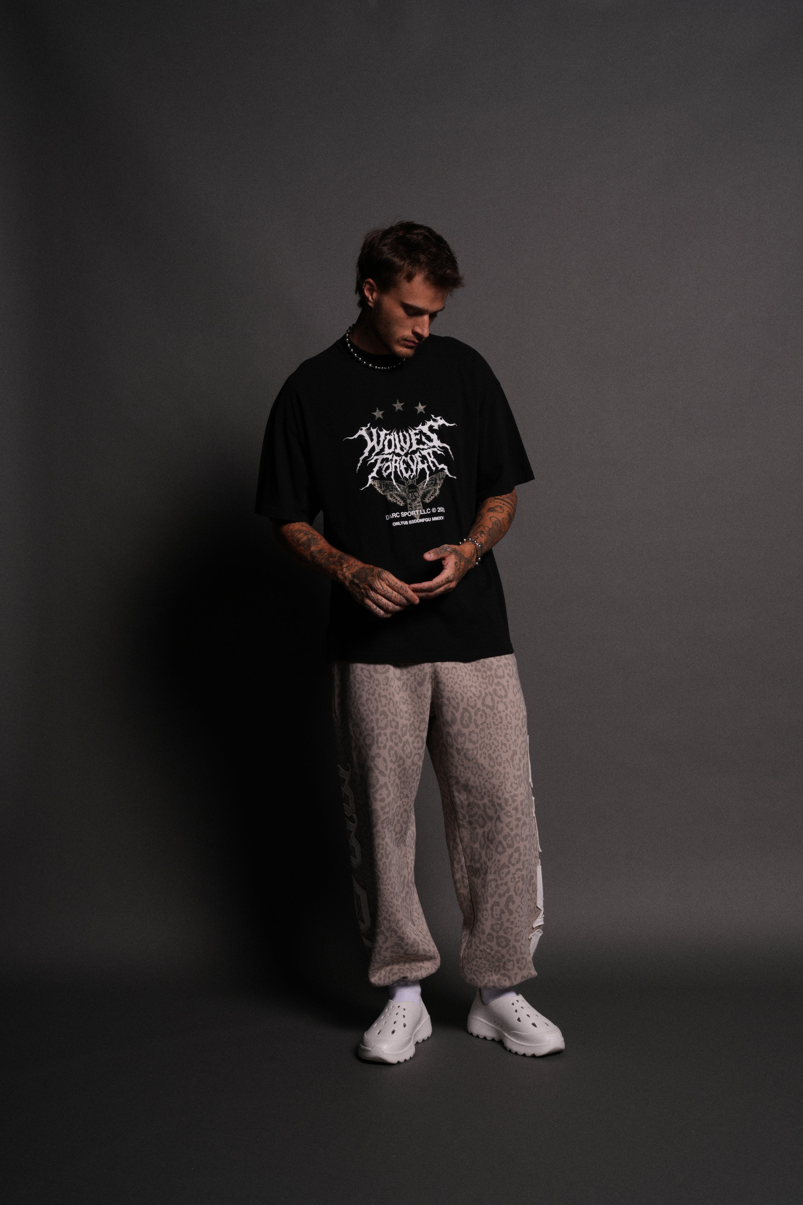 Iron Pack "Premium" Oversized Tee in Black