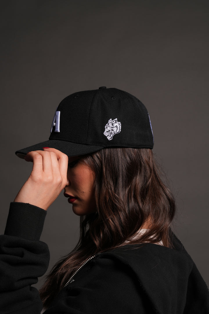 Los Angeles Forever Fitted Cap in Black