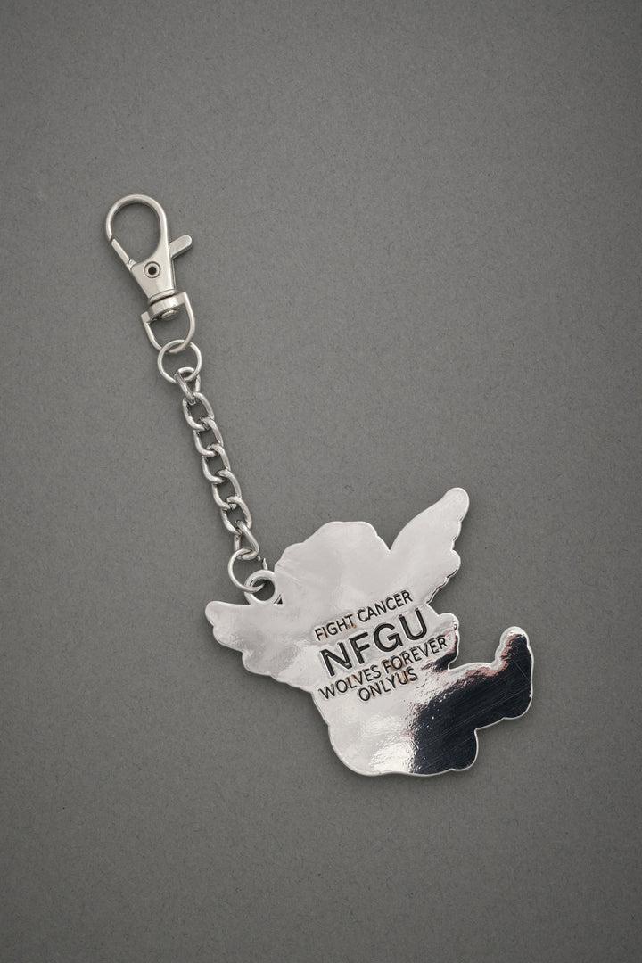 Cherub Core Keychain in Silver/Black