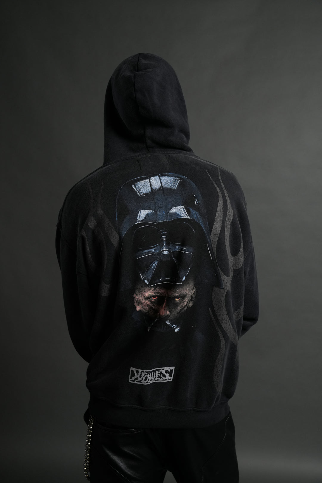 Ashes of the Dark V2 "Pierce" Hoodie in Black Drift Wash