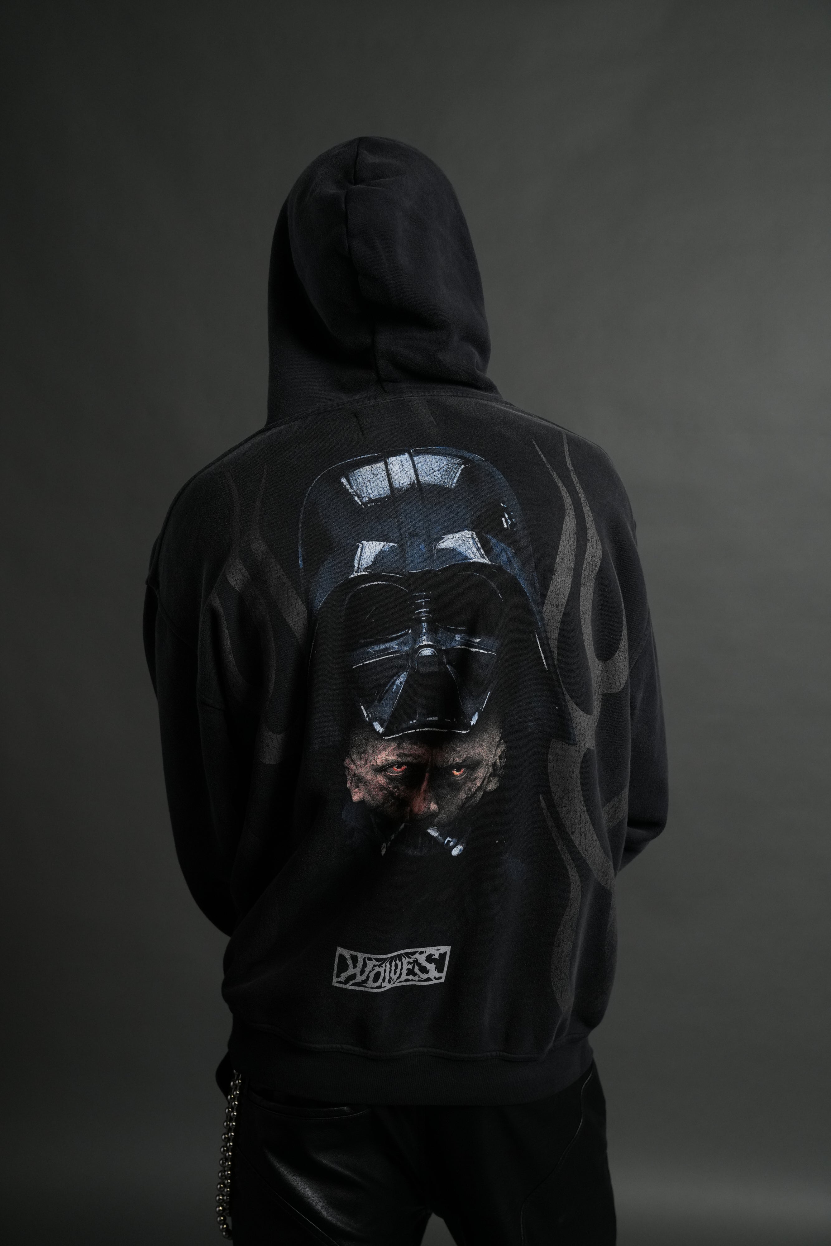 Ashes of the Dark V2 "Pierce" Hoodie in Black Drift Wash