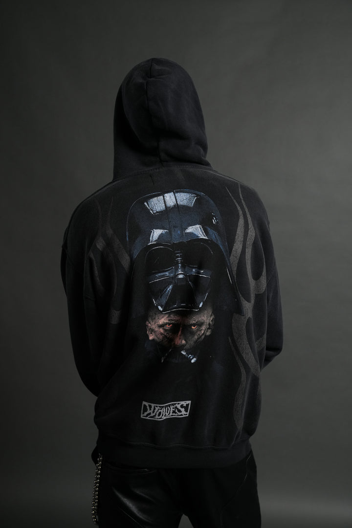 Ashes of the Dark V2 "Pierce" Hoodie in Black Drift Wash