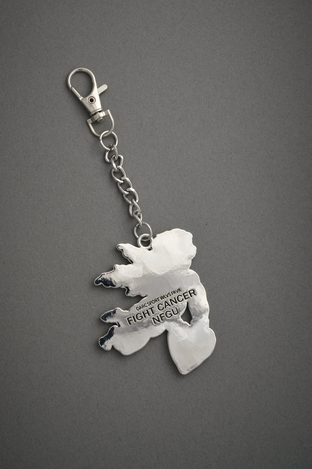 NFGU cherub Keychain in Silver/Black