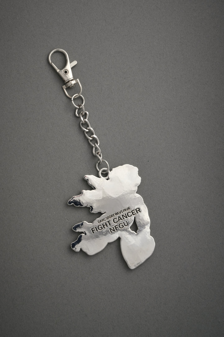 NFGU cherub Keychain in Silver/Black