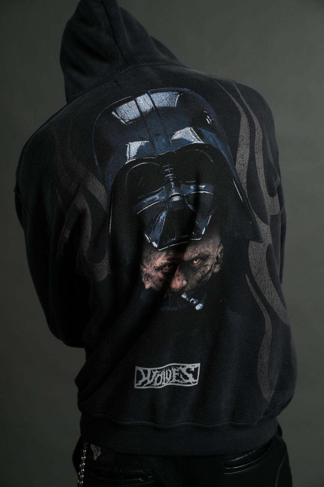 Ashes of the Dark V2 "Pierce" Hoodie in Black Drift Wash