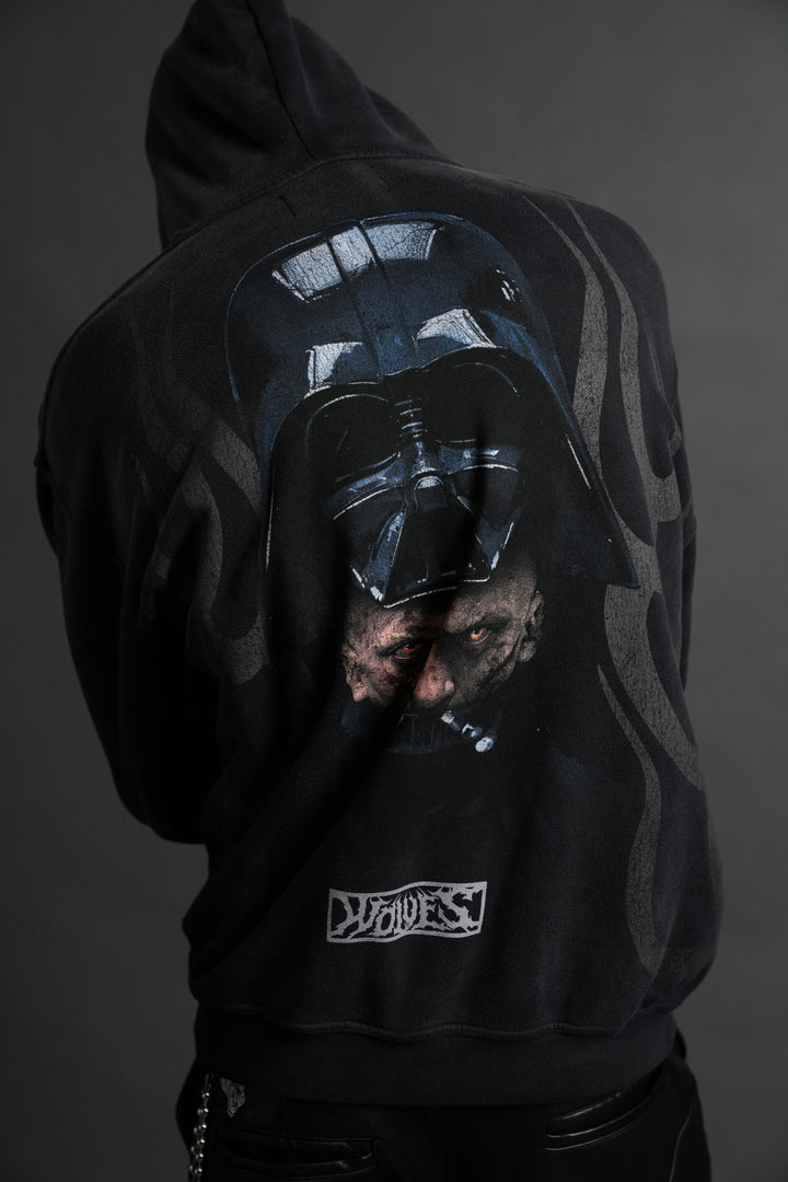 Ashes of the Dark V2 "Pierce" Hoodie in Black Drift Wash