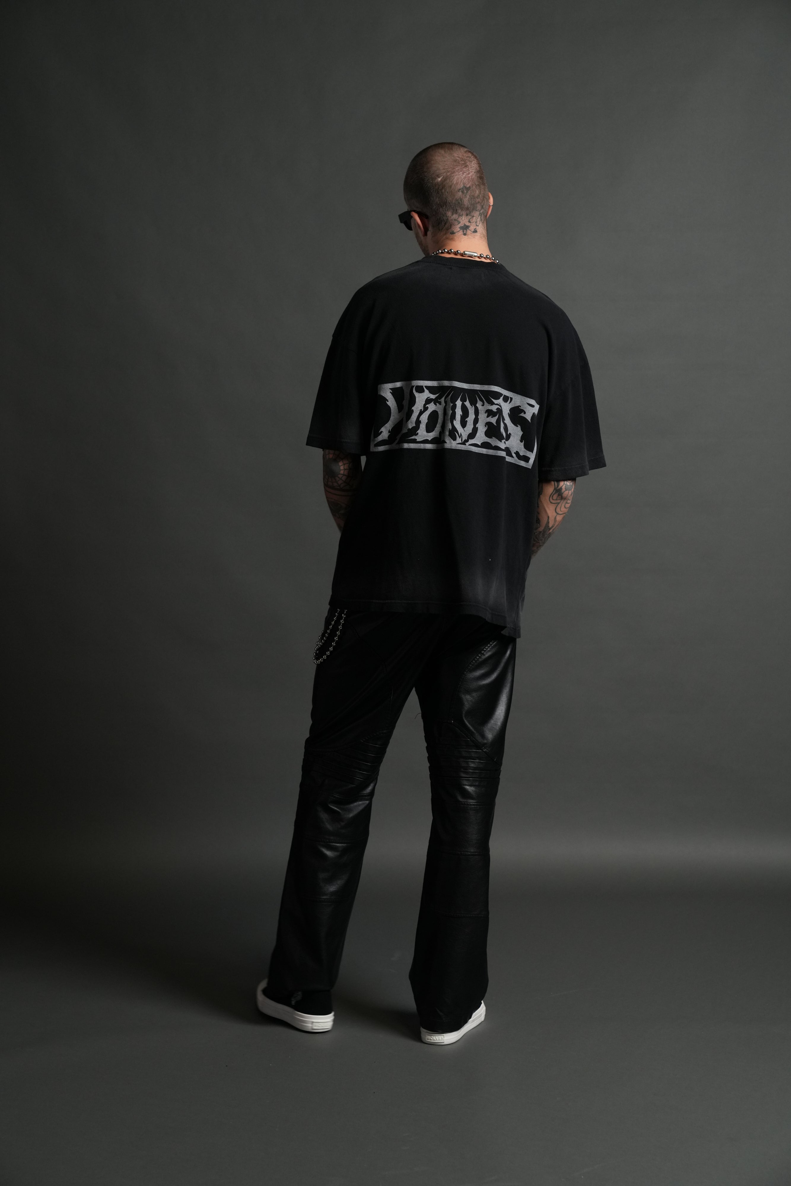 Ashes of the Dark V2 "Premium" Oversized Tee in Black Drift Wash