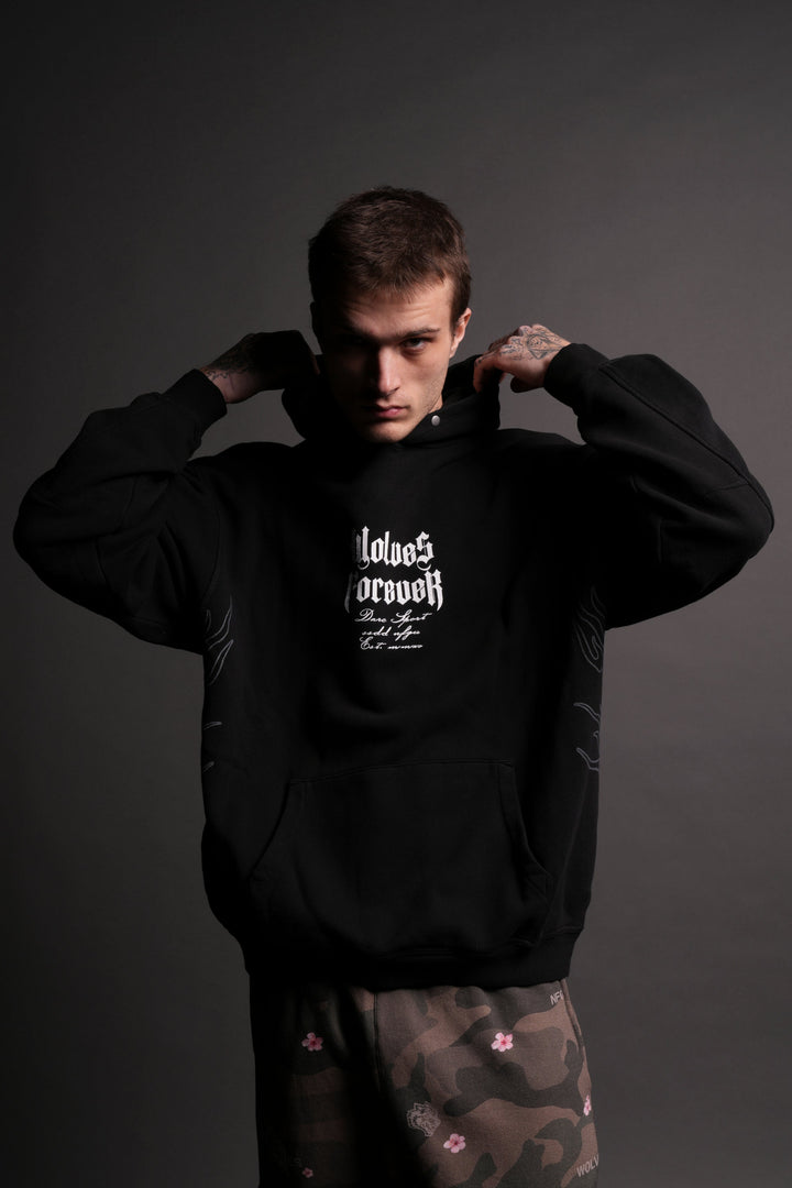 Live Or Die "Cornell" Hoodie in Black