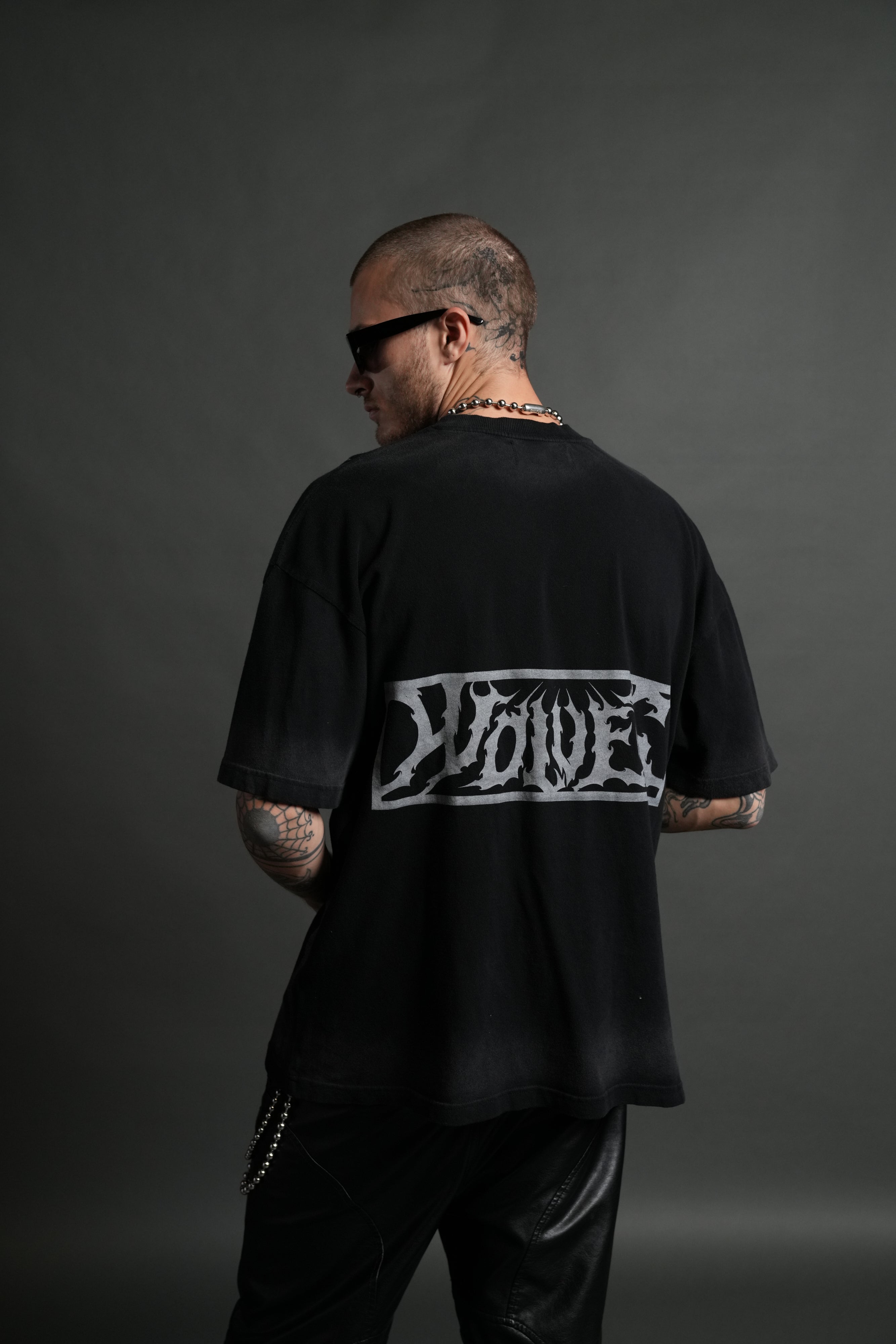 Ashes of the Dark V2 "Premium" Oversized Tee in Black Drift Wash