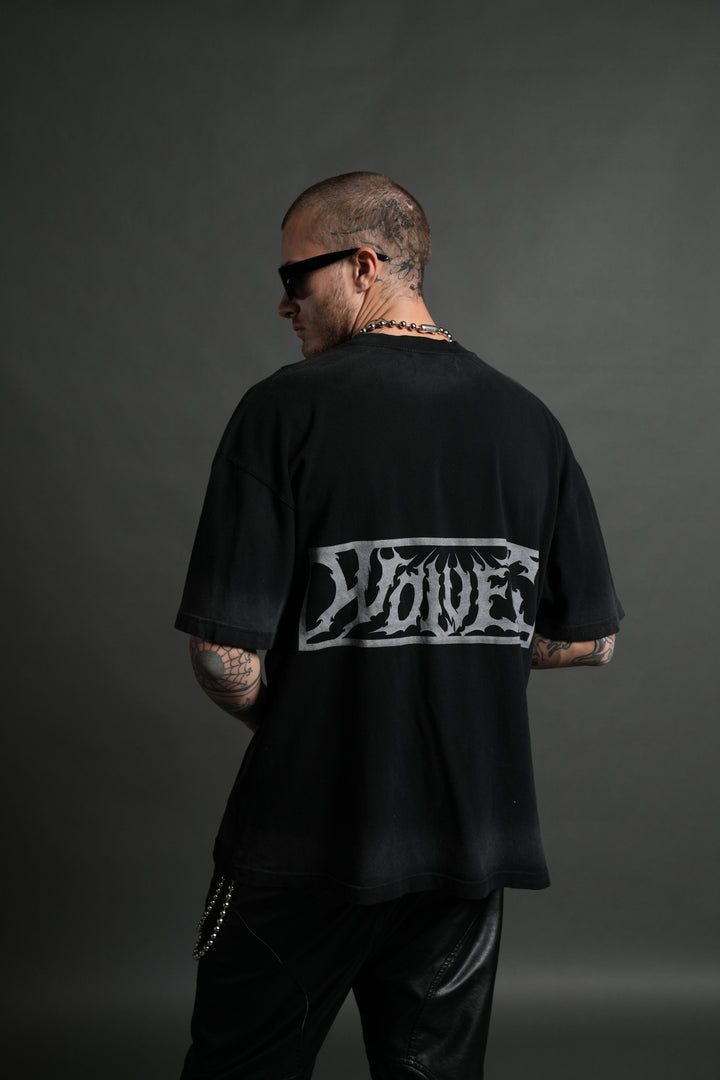 Ashes of the Dark V2 "Premium" Oversized Tee in Black Drift Wash