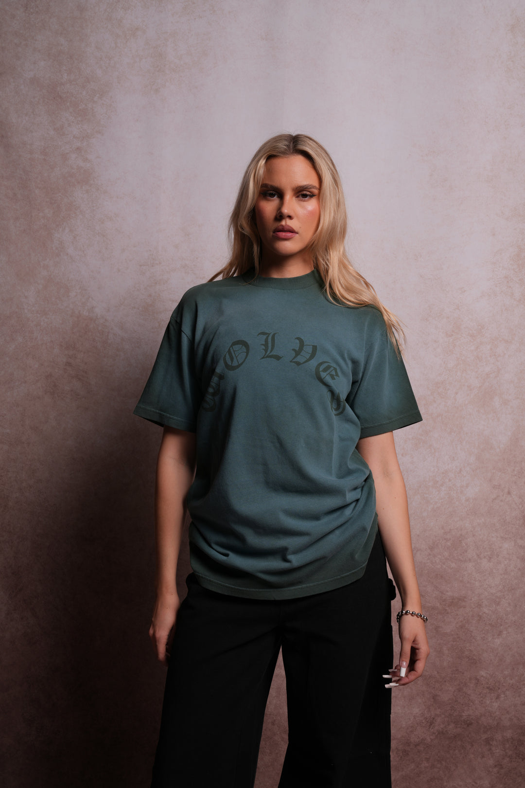 Chopper "Premium Classic" Tee in Norse Green Horizon Sun Fade