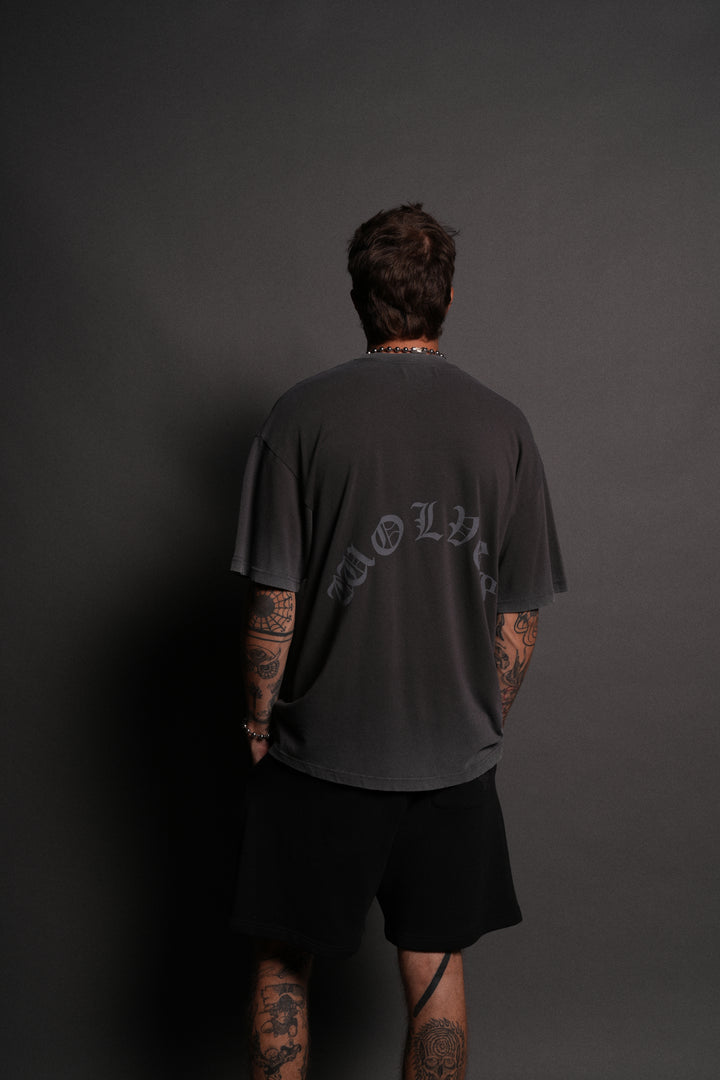 Fear Thou Not "Premium" Oversized Tee in Wolf Gray