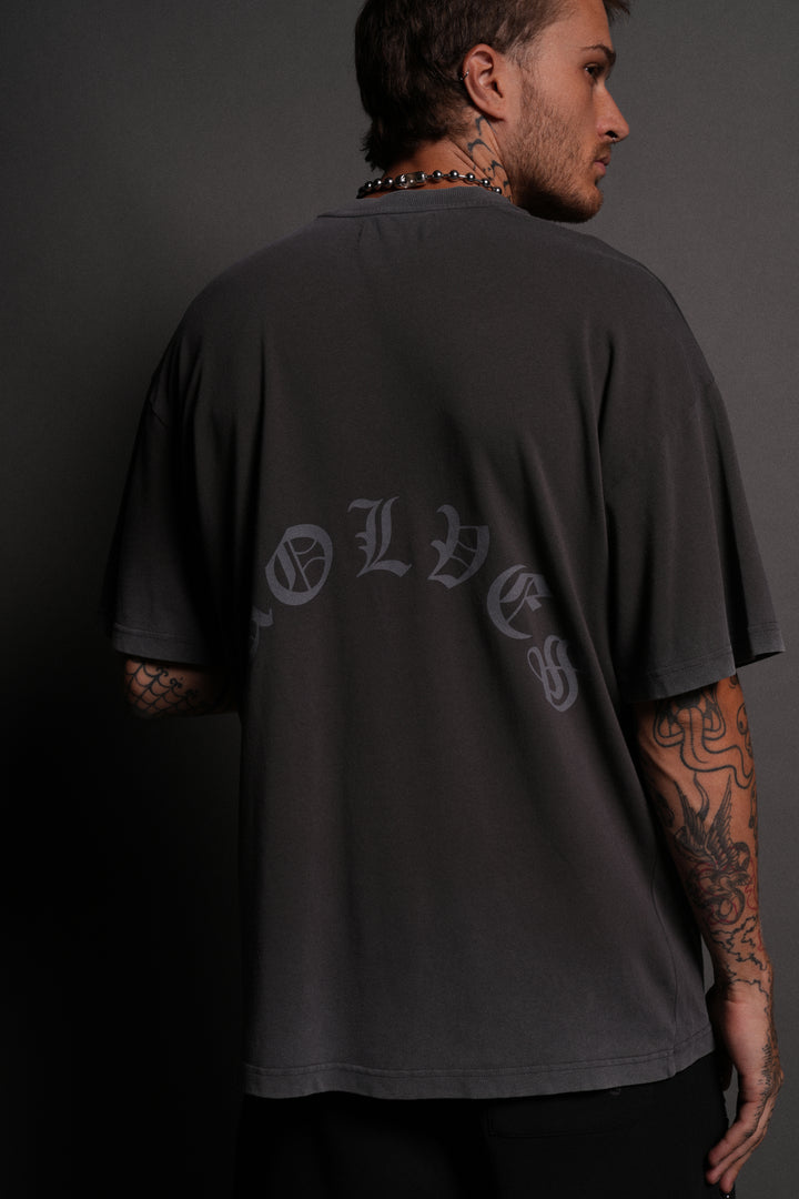 Fear Thou Not "Premium" Oversized Tee in Wolf Gray