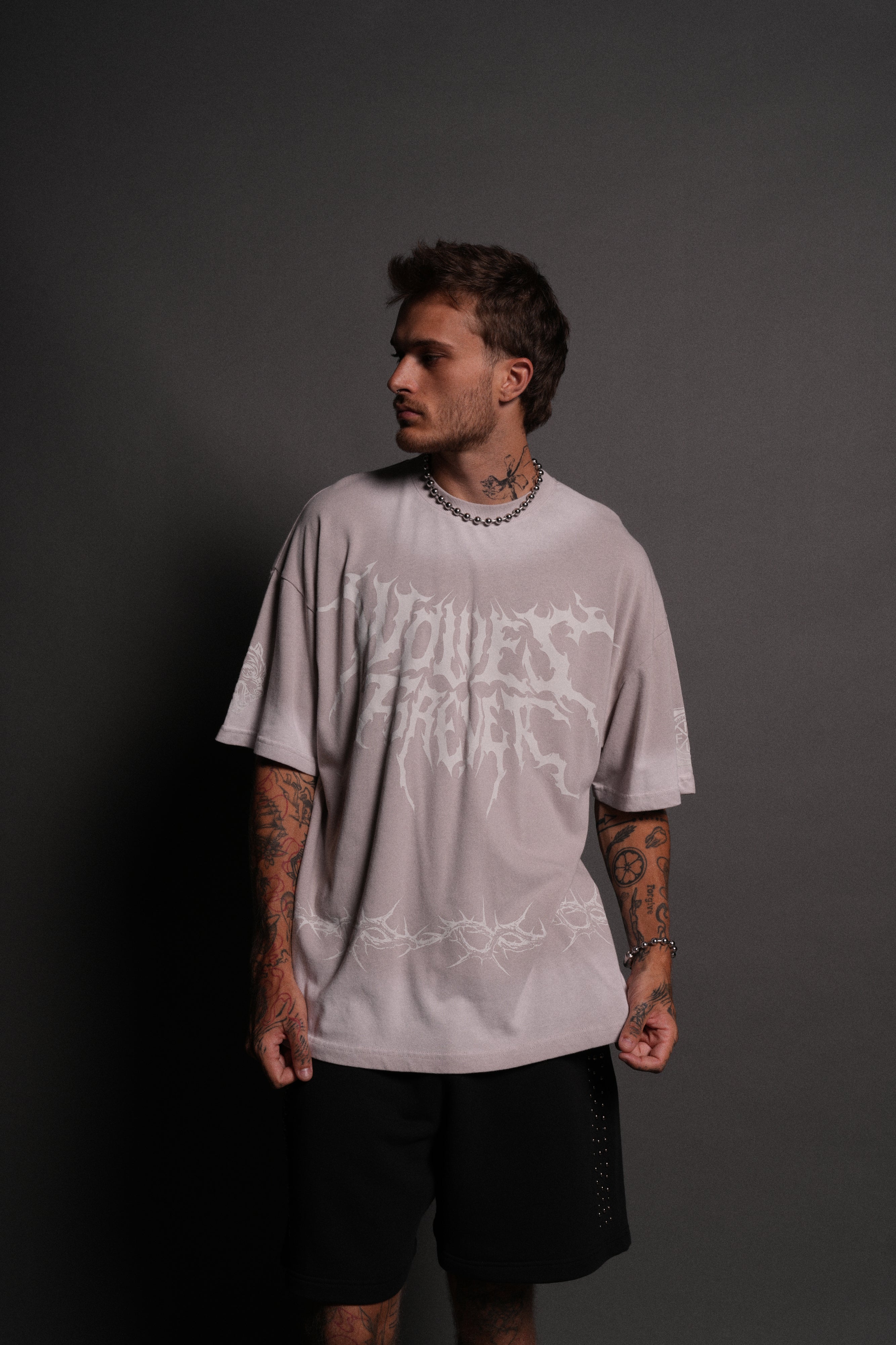 Surrounded by Thorns "Premium" Oversized Tee in Clay