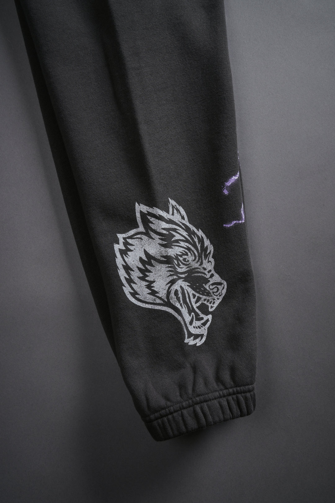 Ride The Lightning Post Lounge Sweats in Wolf Gray