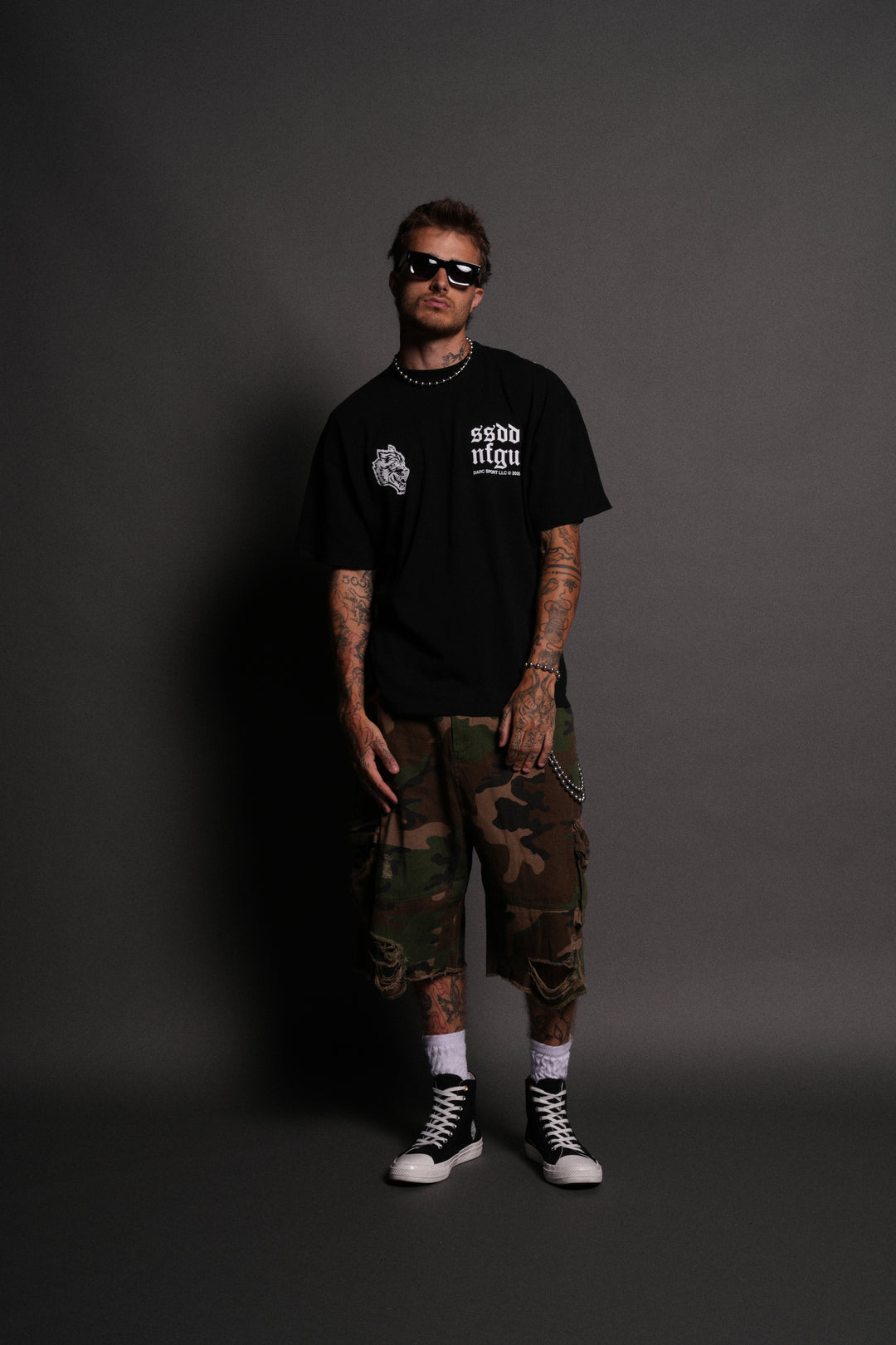 Born Stoic "Premium" Oversized Tee in Black