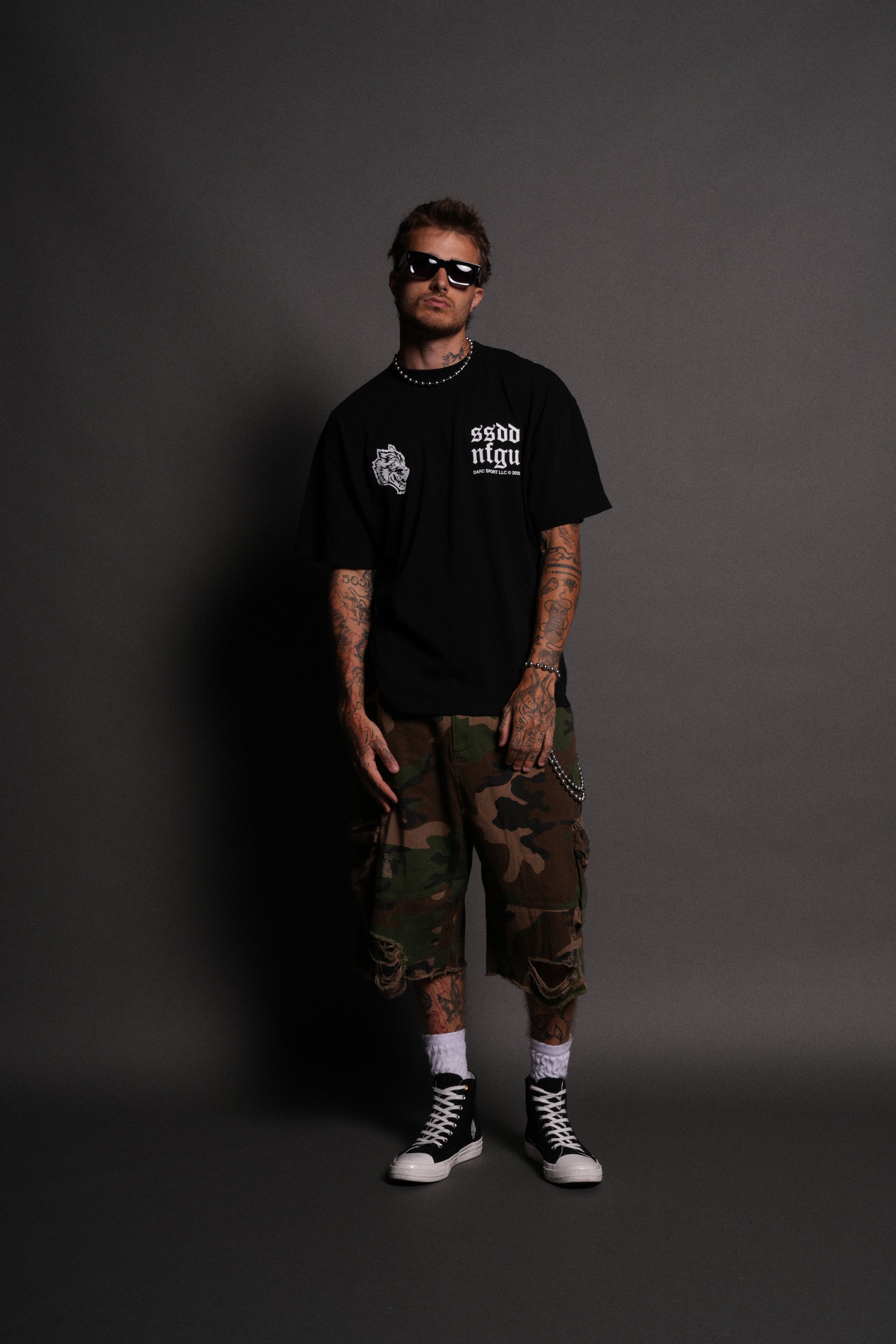 Born Stoic "Premium" Oversized Tee in Black